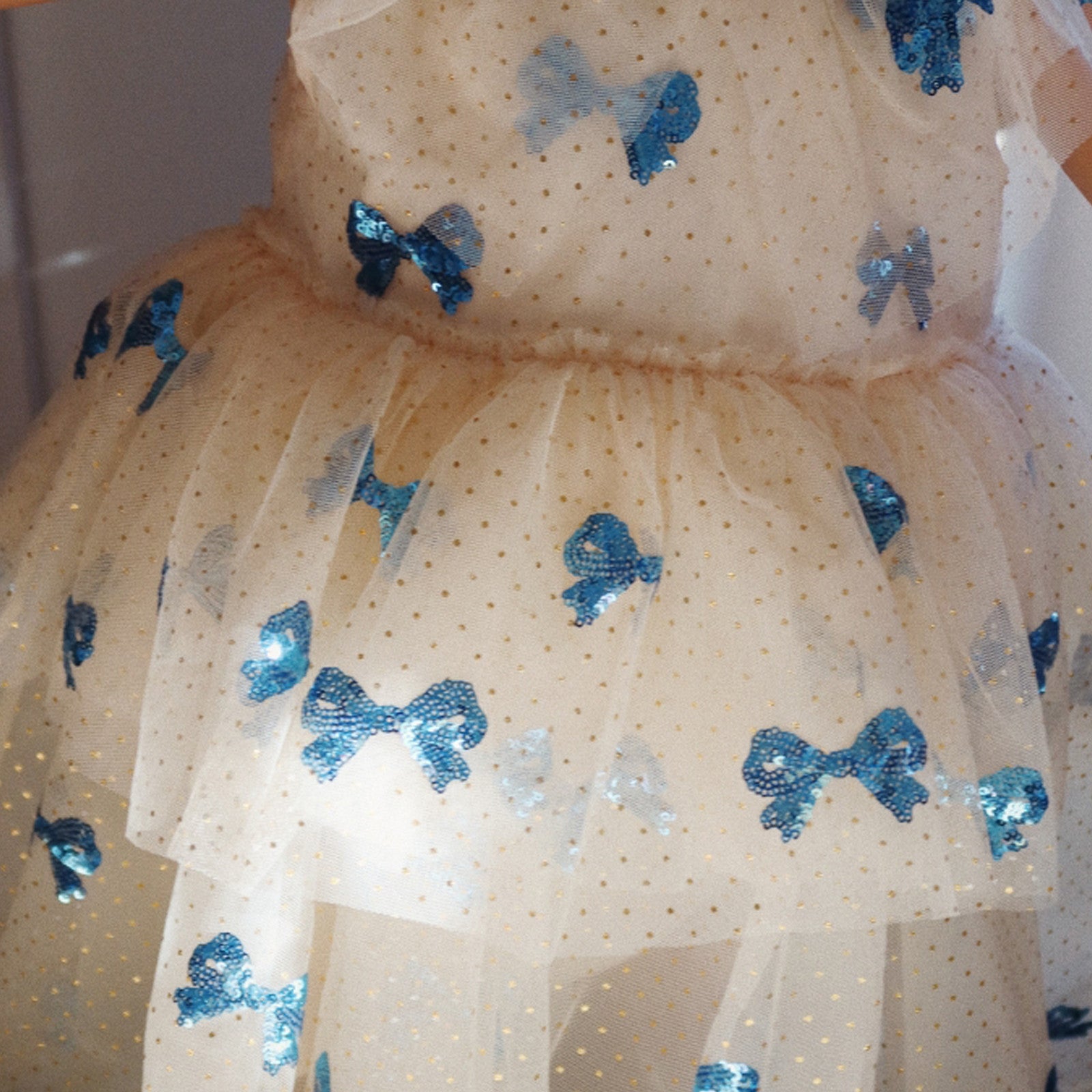 Kleid Yvonne Fairy Bowie Blue