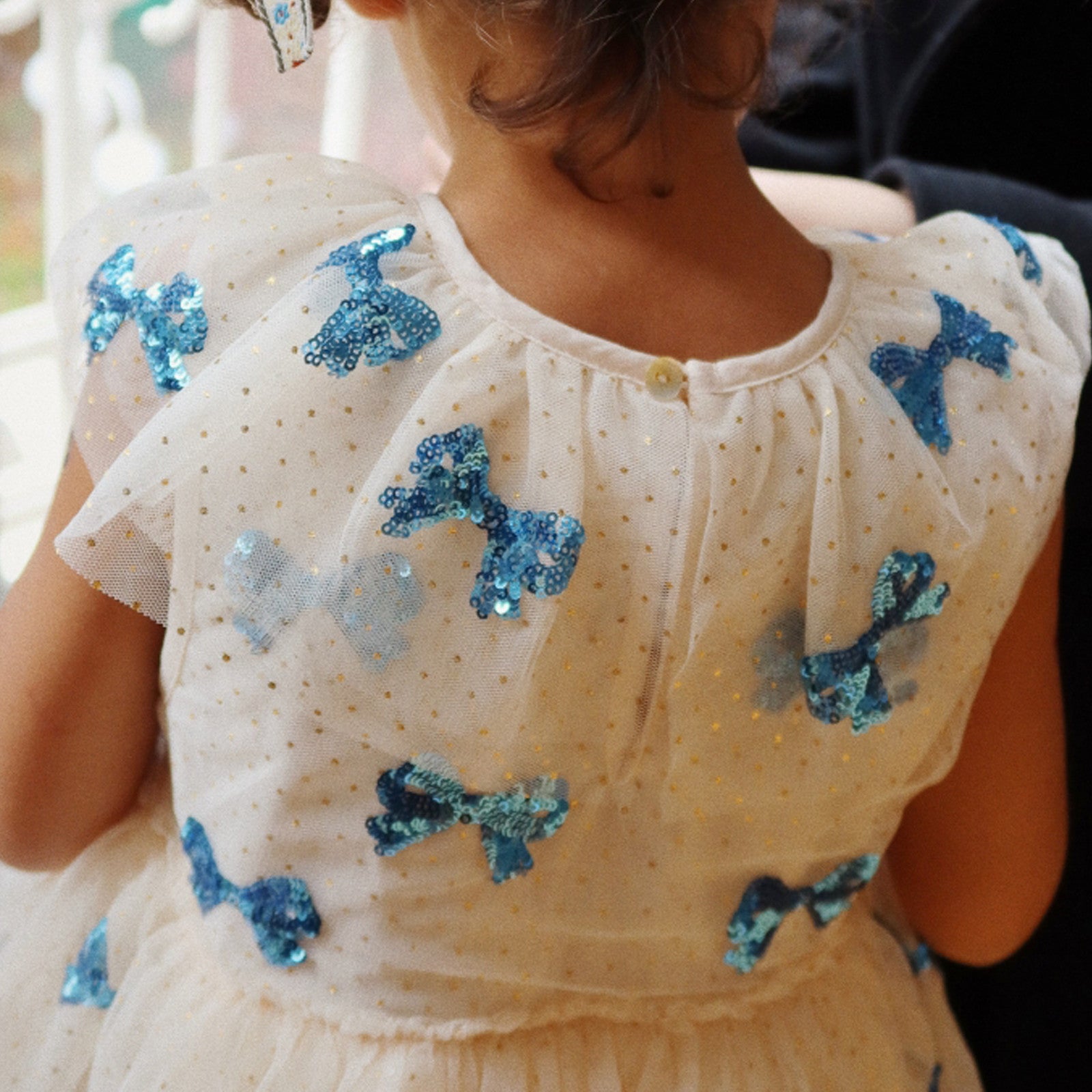 Kleid Yvonne Fairy Bowie Blue