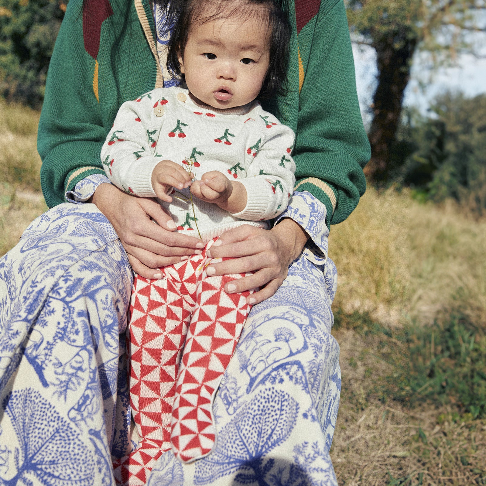 Baby gift set Cherry All Over Red