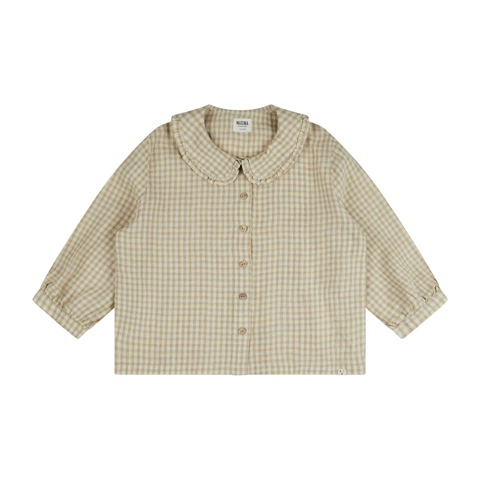 Blouse Vintage Collar Dijon Ceck