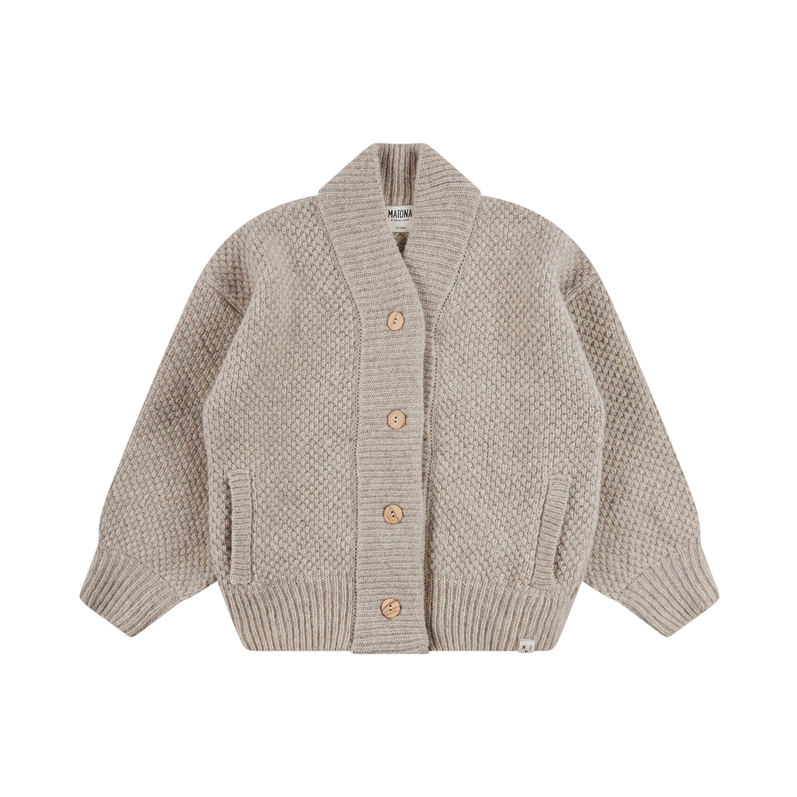 Veste en tricot albâtre