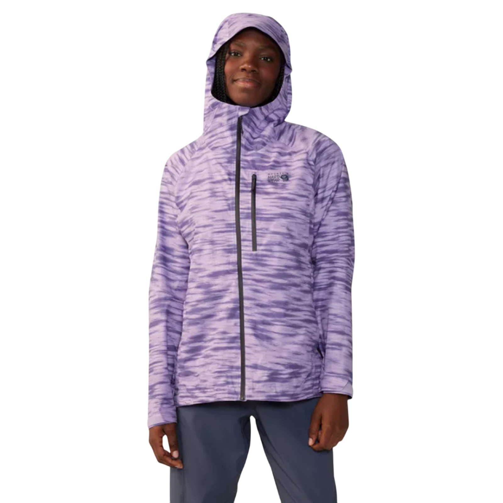 Veste de pluie stretch Ozonic wisteria frequency print 568