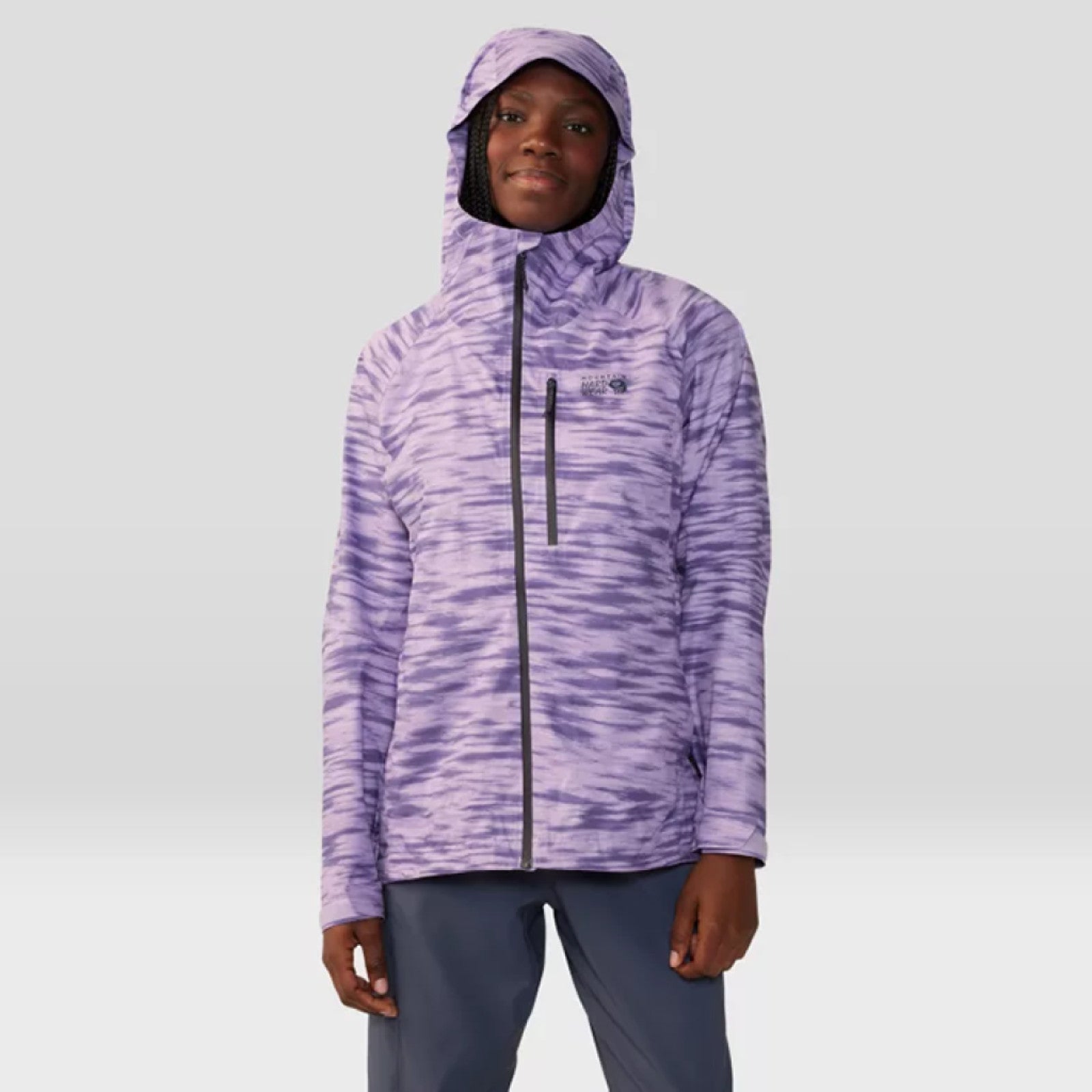 Veste de pluie stretch Ozonic wisteria frequency print 568