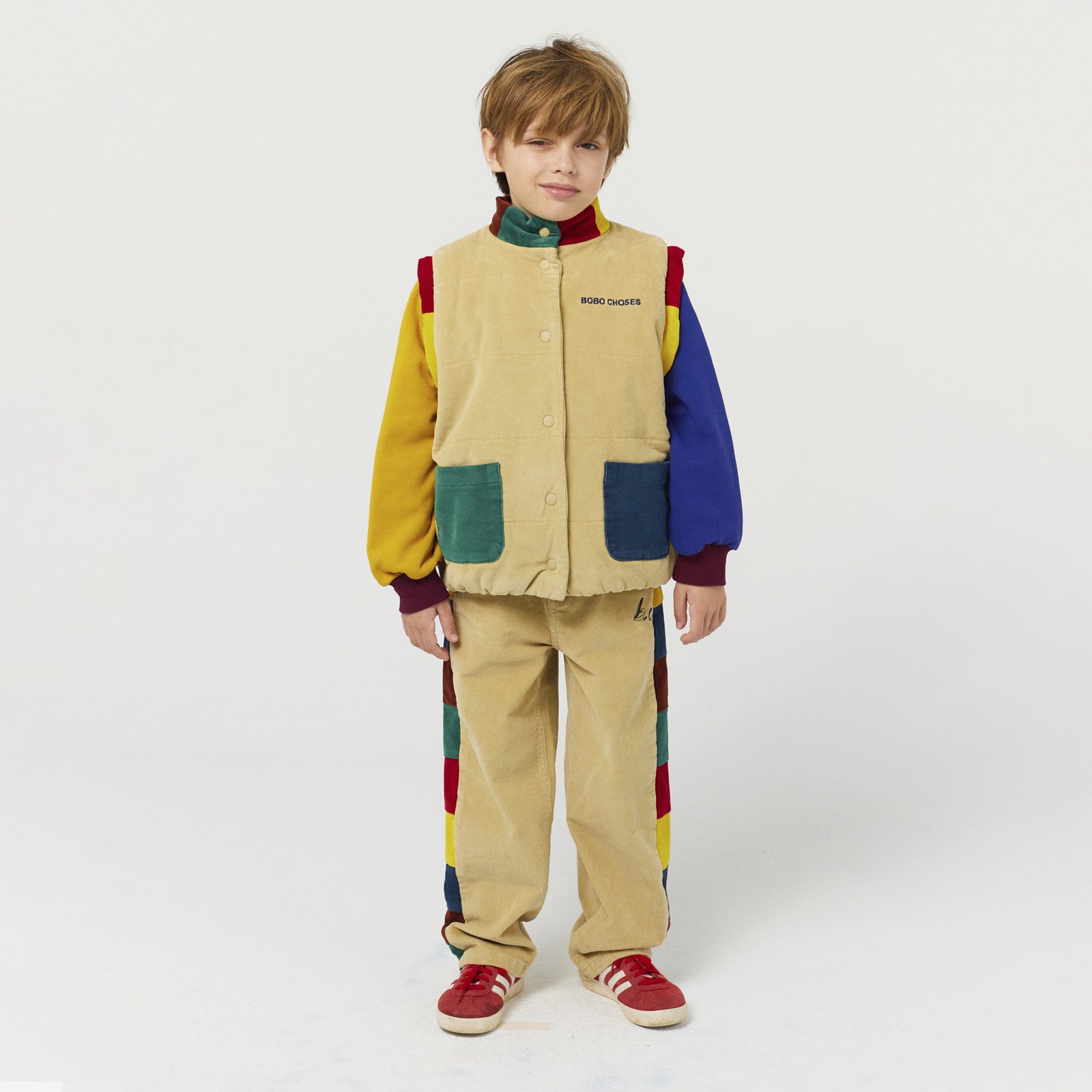 Trousers BC color block Multicolor