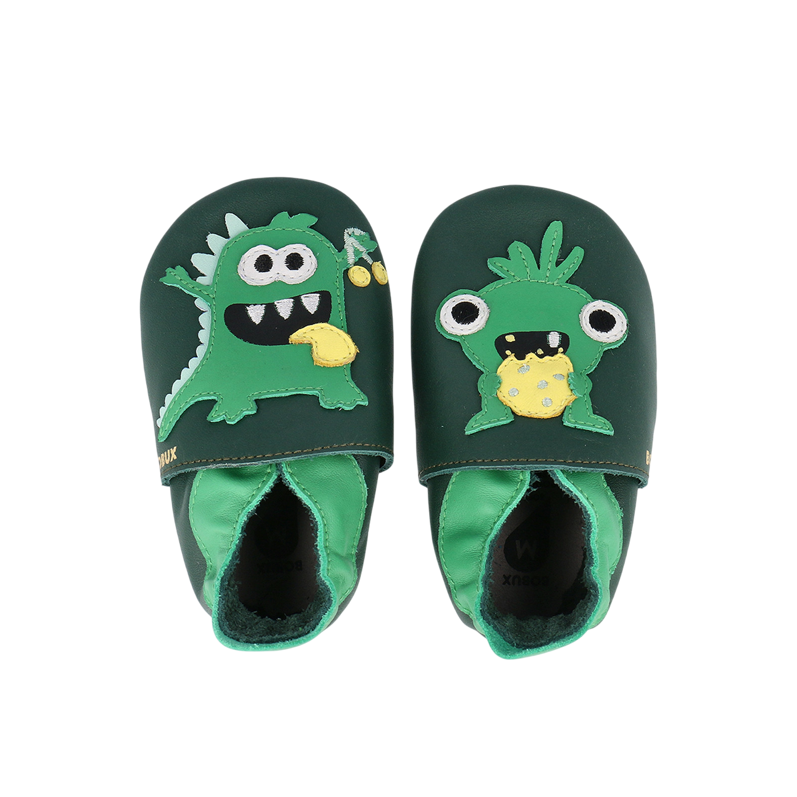 Bobux Messy Monster Soft Sole olive