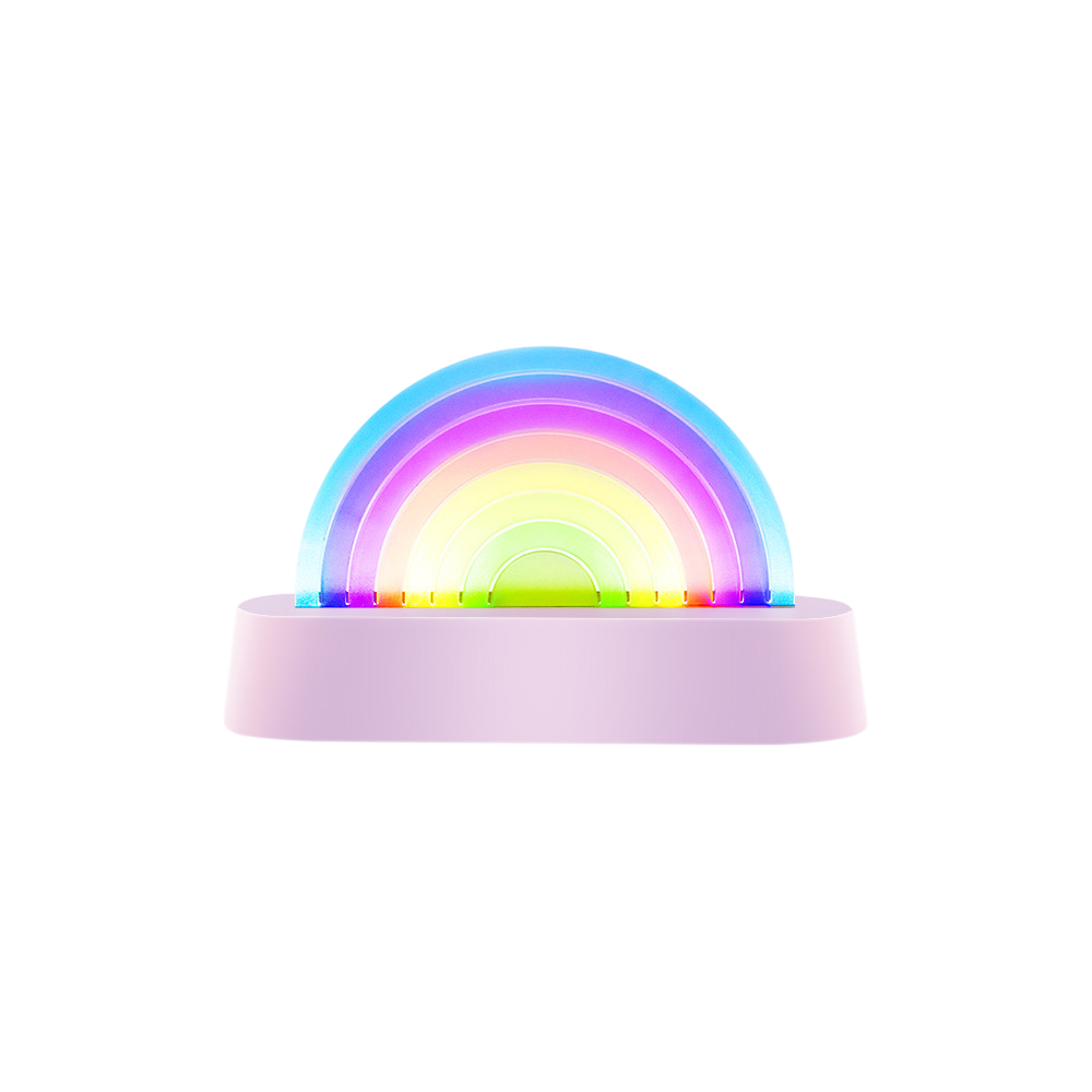 Lampe Regenbogen Lila