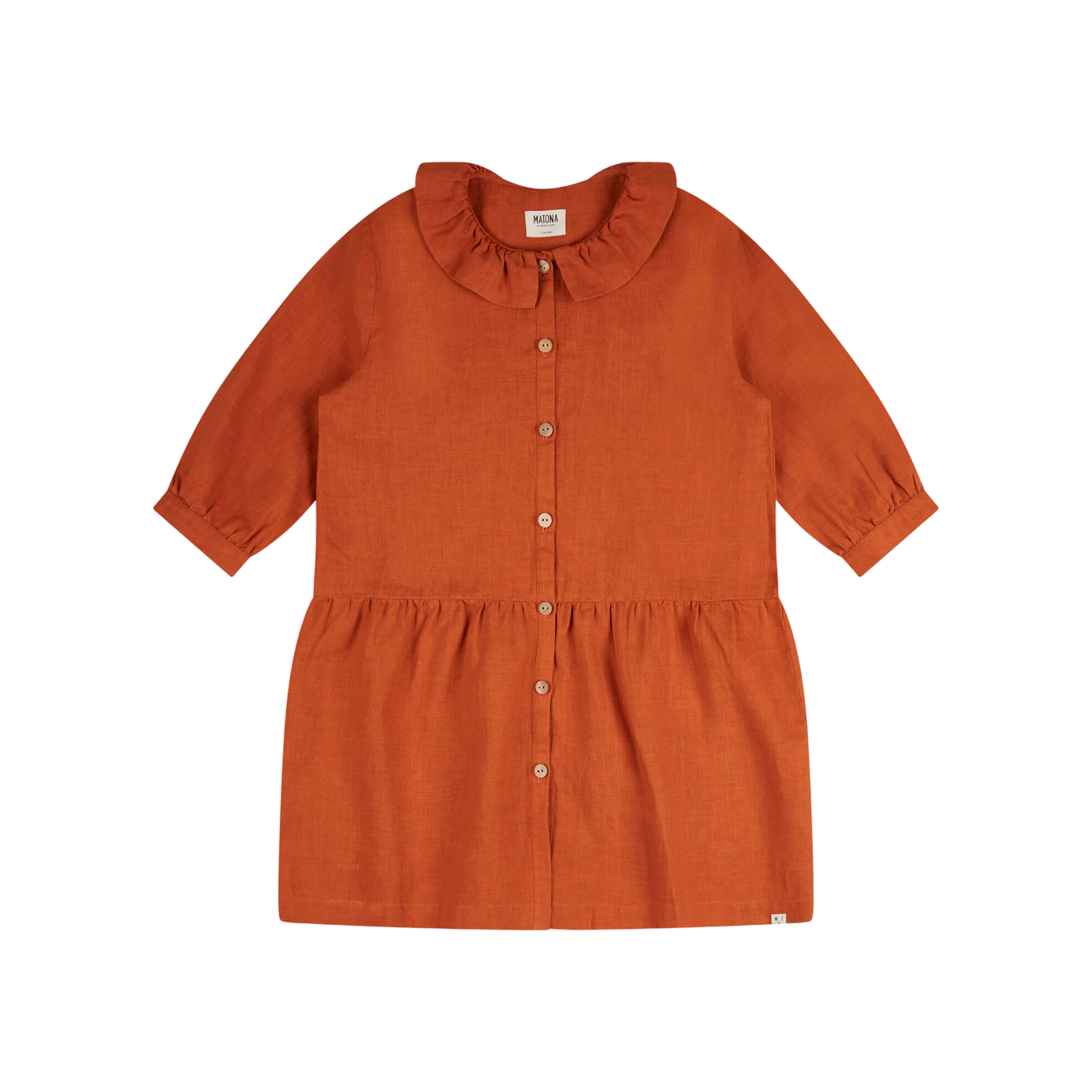 Kleid Frill Collar Squash