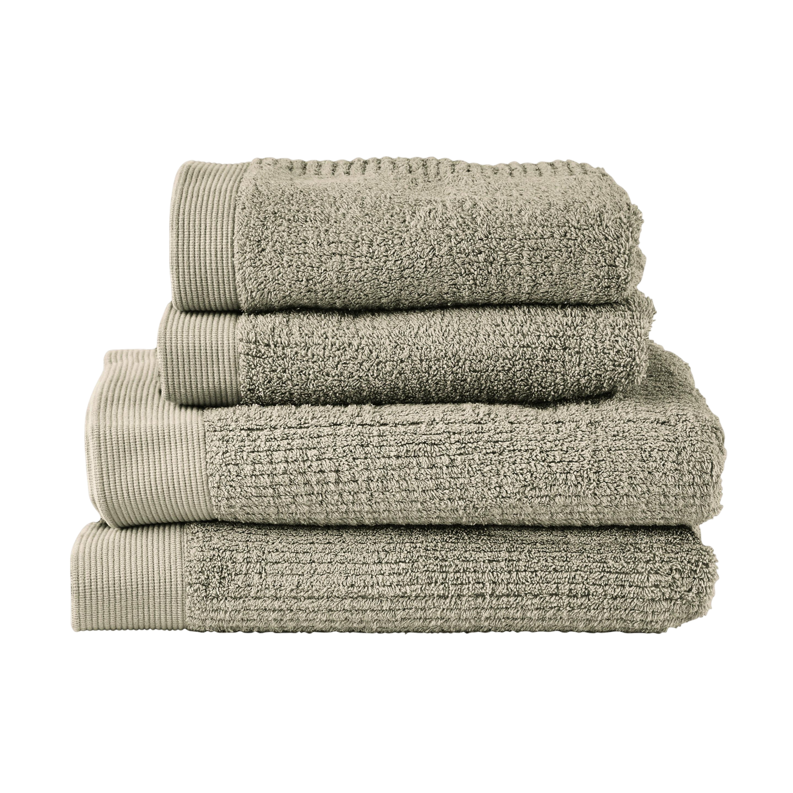 Classic Eucalyptus Green terry towel set