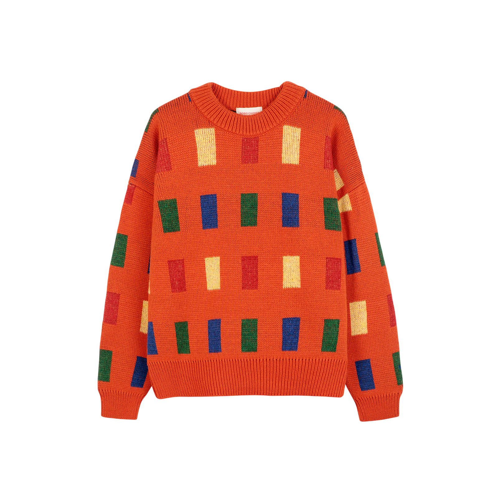 Pull en tricot Color Game Red