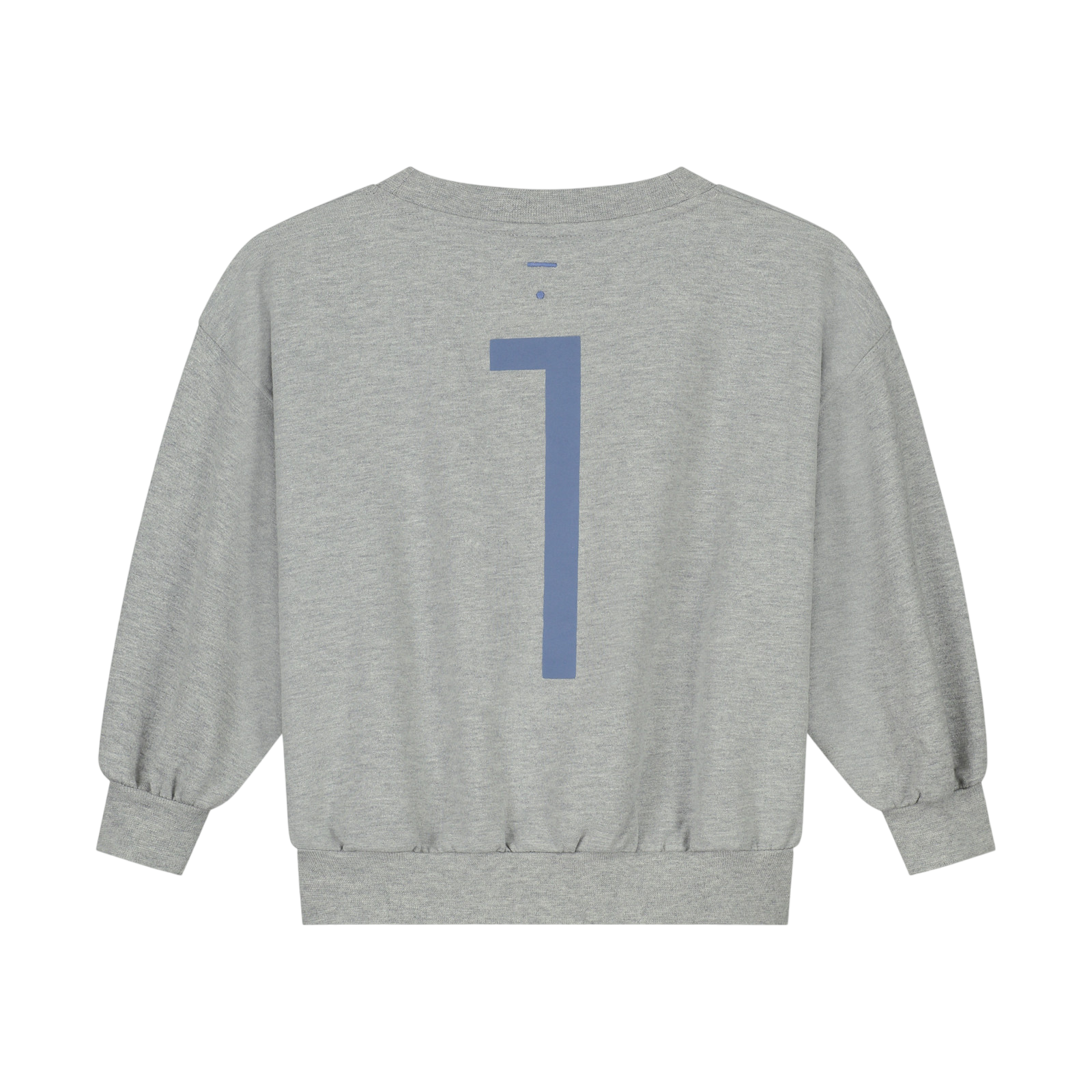 Birthday Sweatshirt 1 Grey Melange Blue Moon