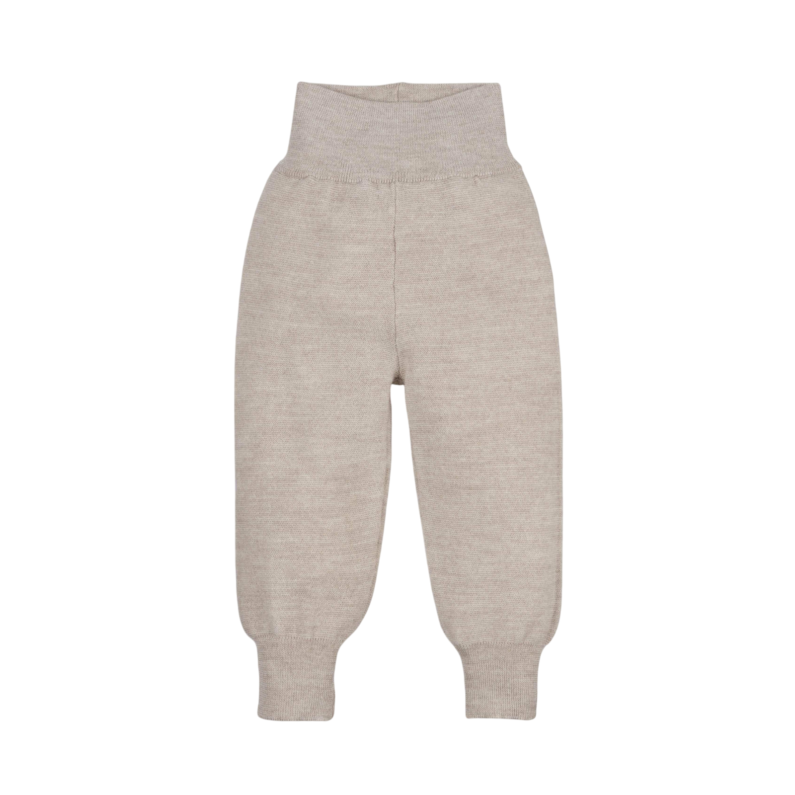 Pantalon bébé en tricot fin laine mérinos nature