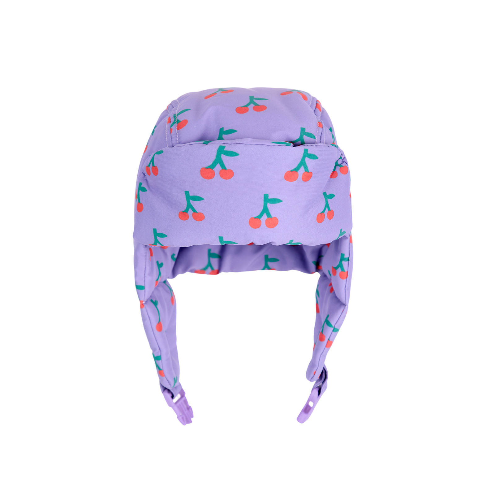 Bonnet bébé Chapka Cherry all over Purple