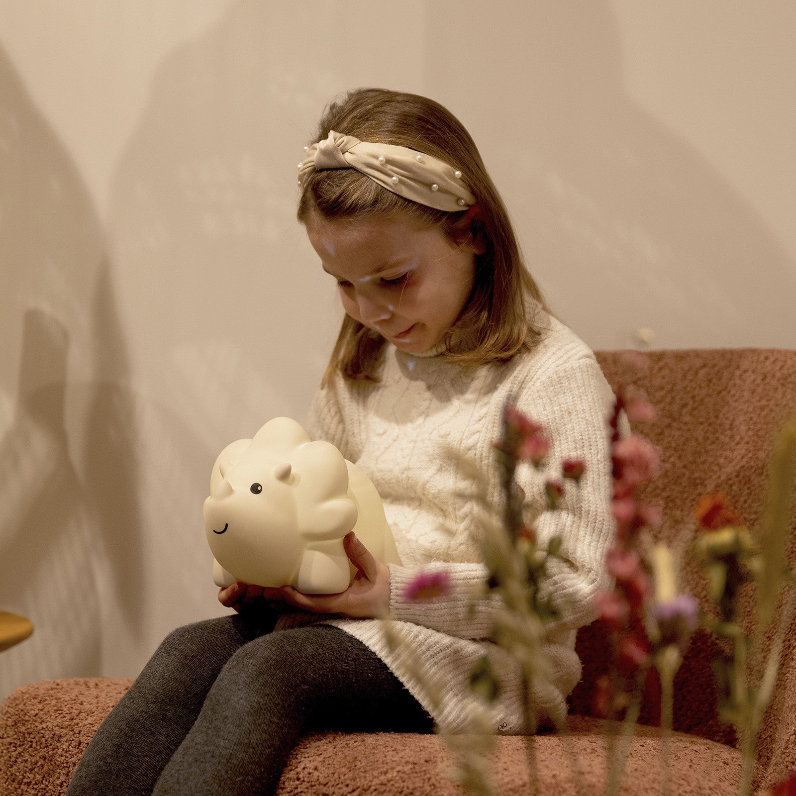 Nachtlicht Juliette Dino LED Projektor - Sand