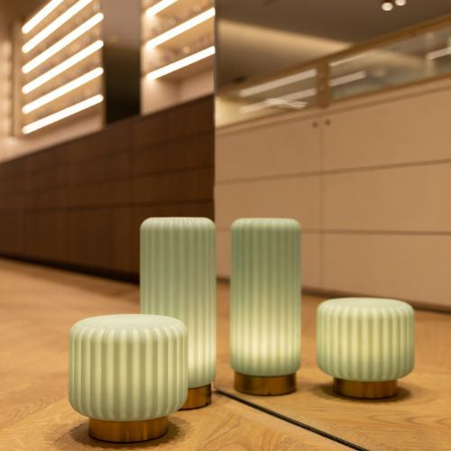 Dentelles Lampe wide - Pistachio