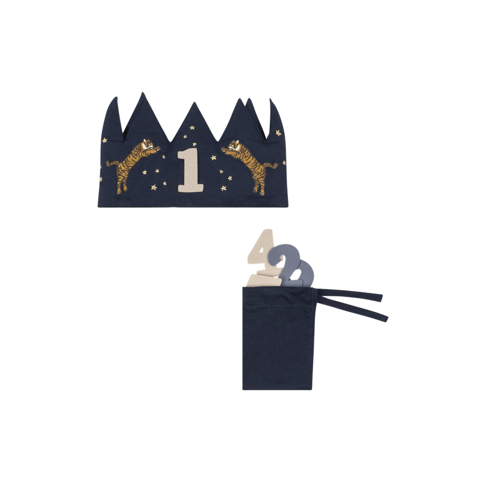 Geburtstagskrone Glitter Tiger