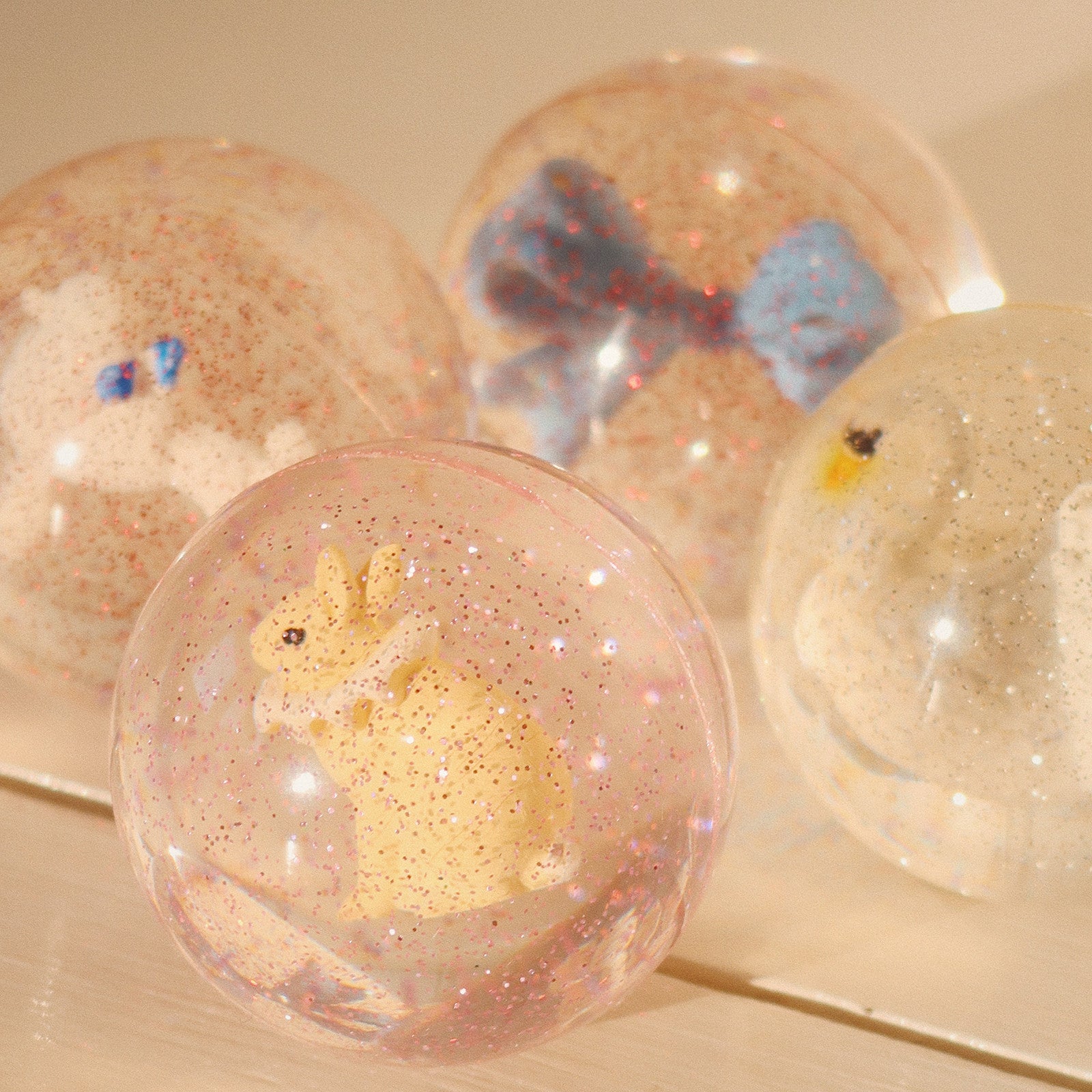 Balle en caoutchouc, set de 2, Poodle Bow