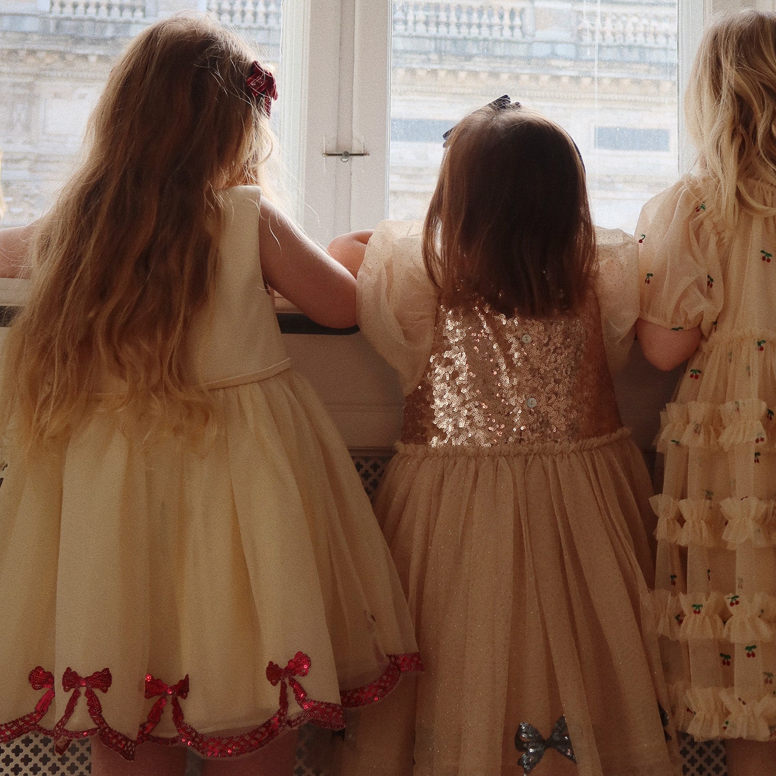 Robe Bowie Sequin sable brésilien