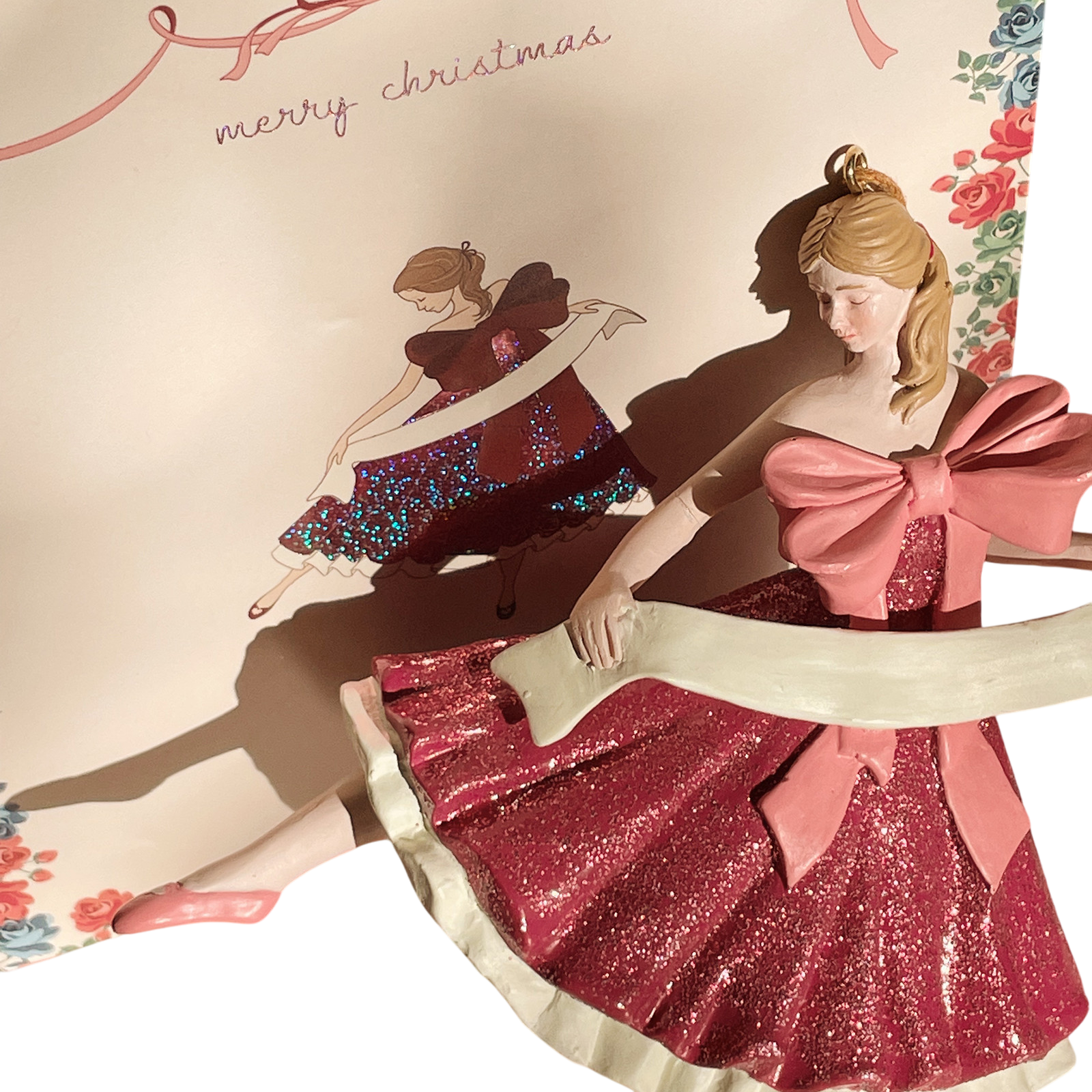Weihnachtsschmuck Ornament Bow Ballerina