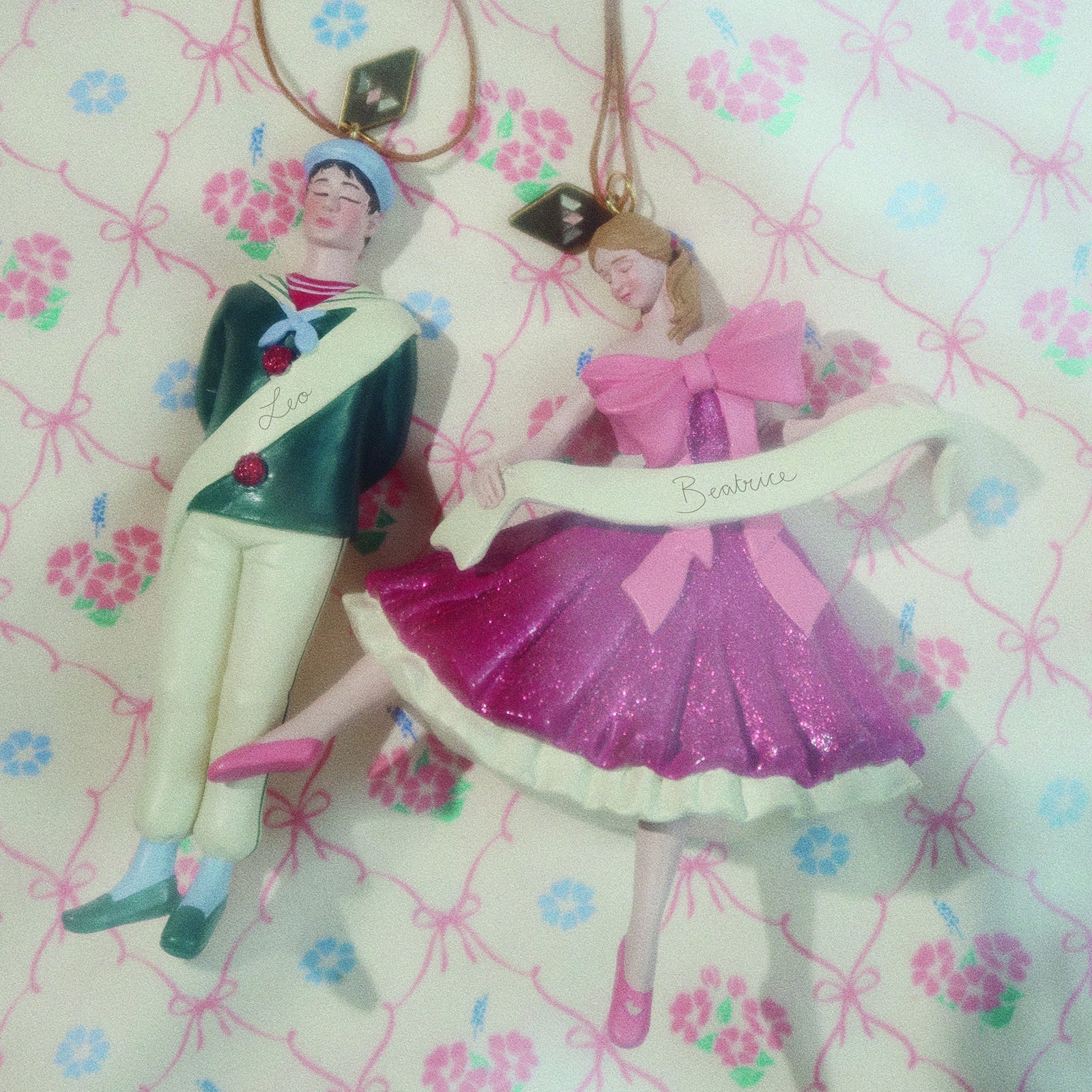 Weihnachtsschmuck Ornament Bow Ballerina