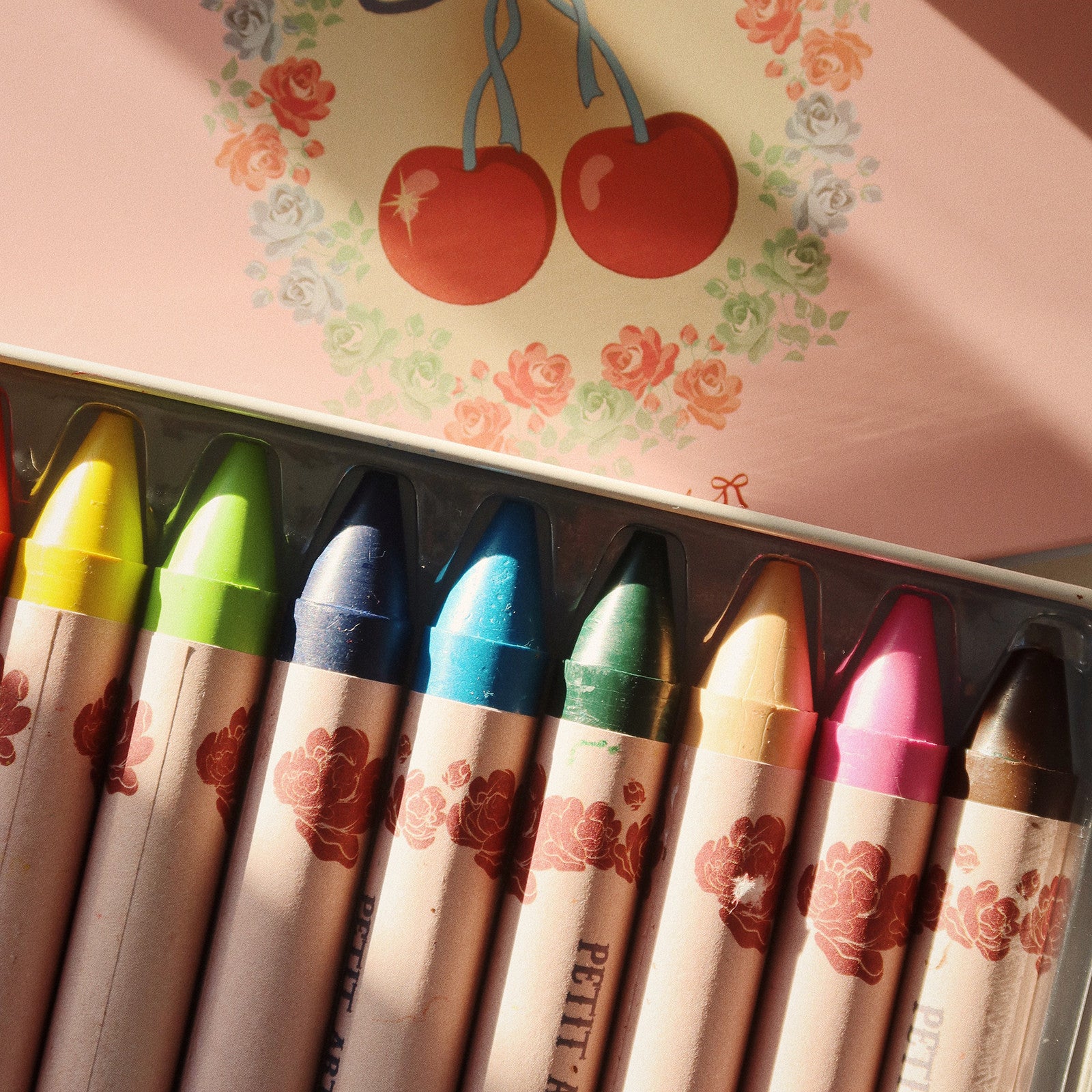 Cherry Bow crayons