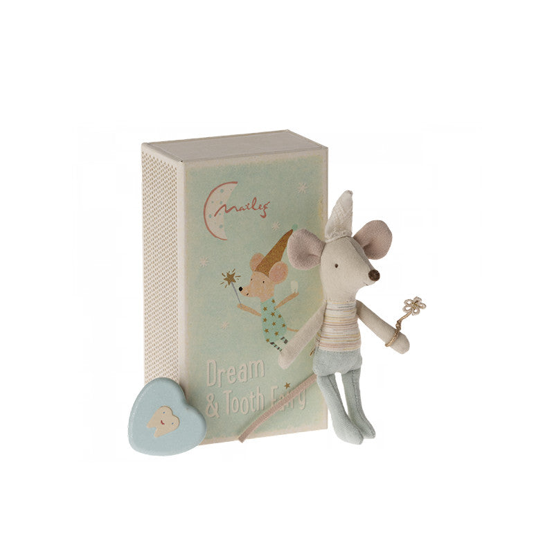 Maileg souris souris fée des dents petit frère dans boîte d'allumettes