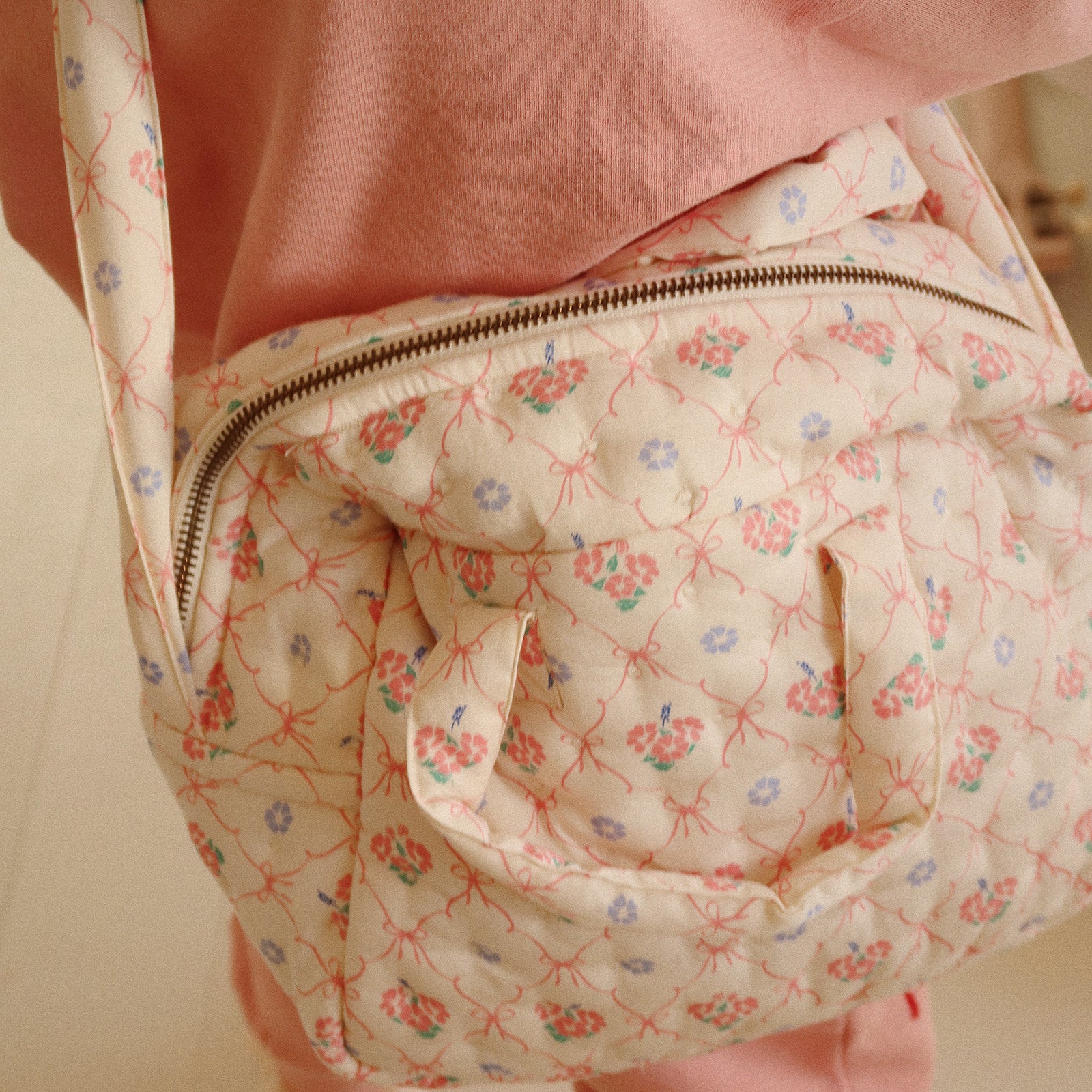 Dolls changing bag Fleur Decor