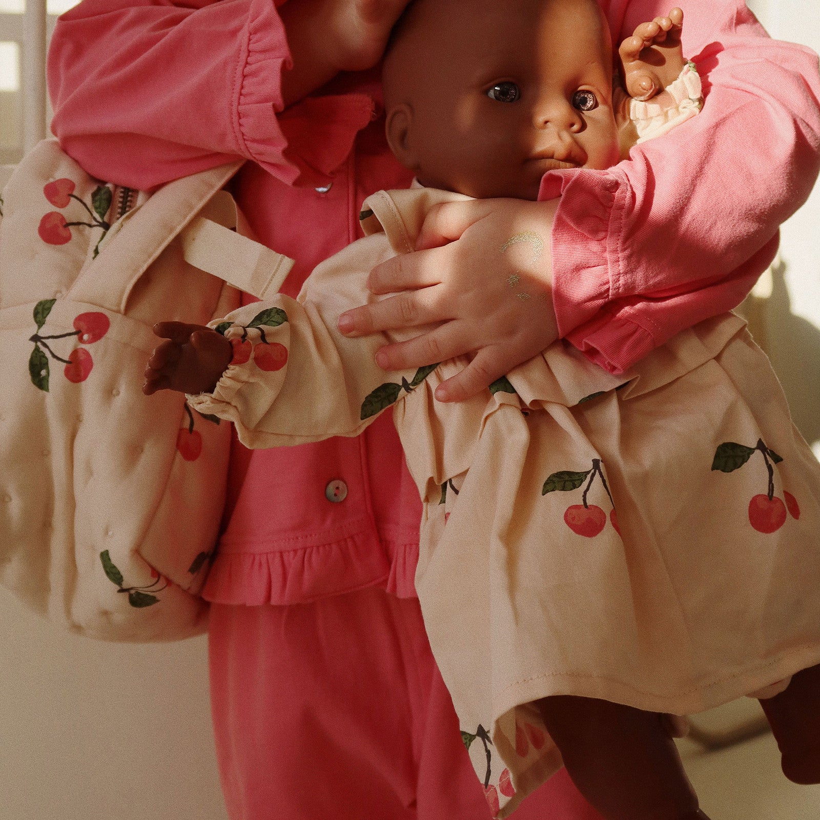 Puppenkleider Set Ma Grande Cerise Pink