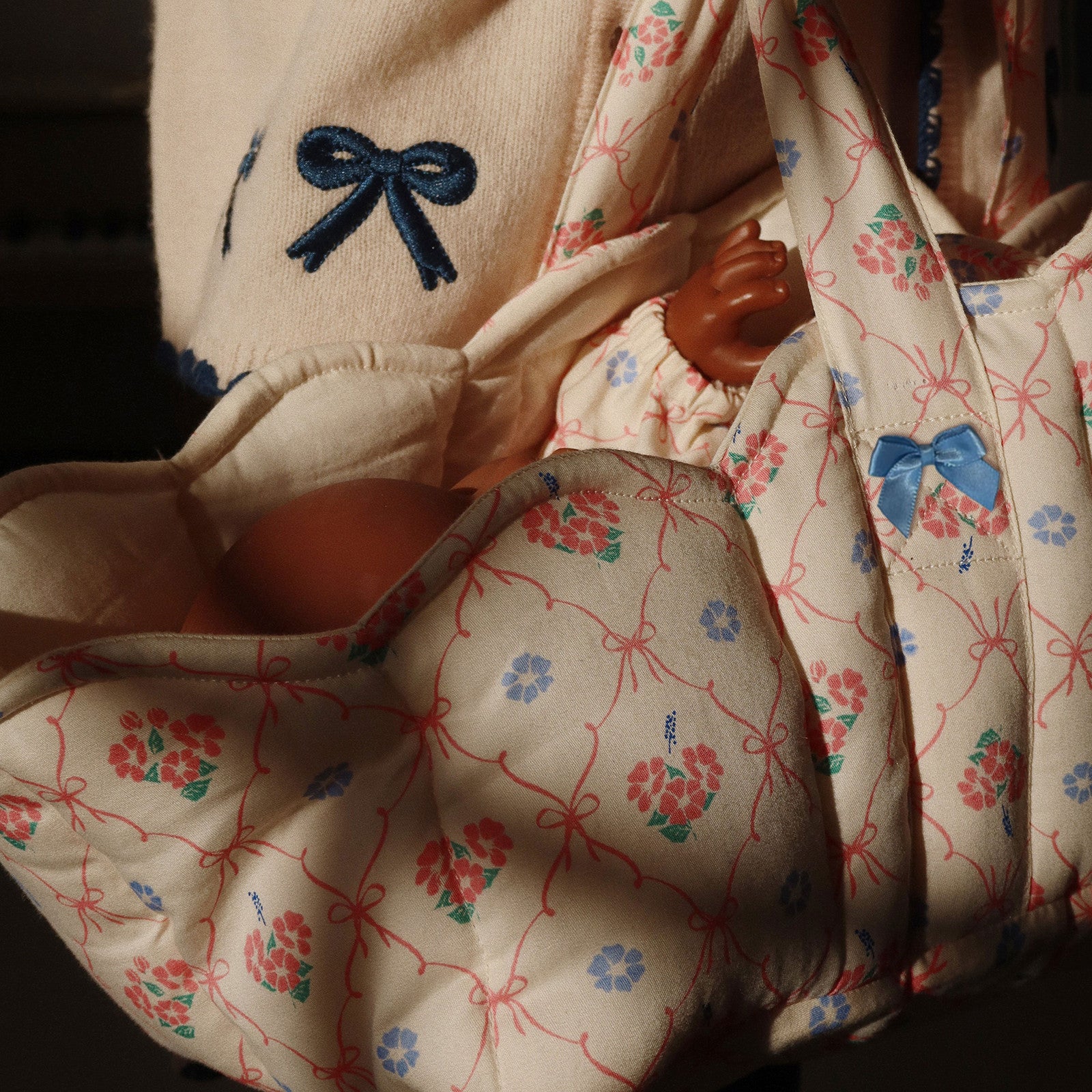 Sac de transport pour poupées Fleur Decor