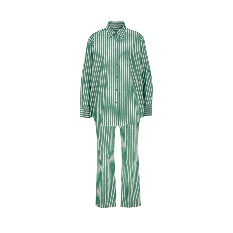 Pantalon de pyjama rayé Green