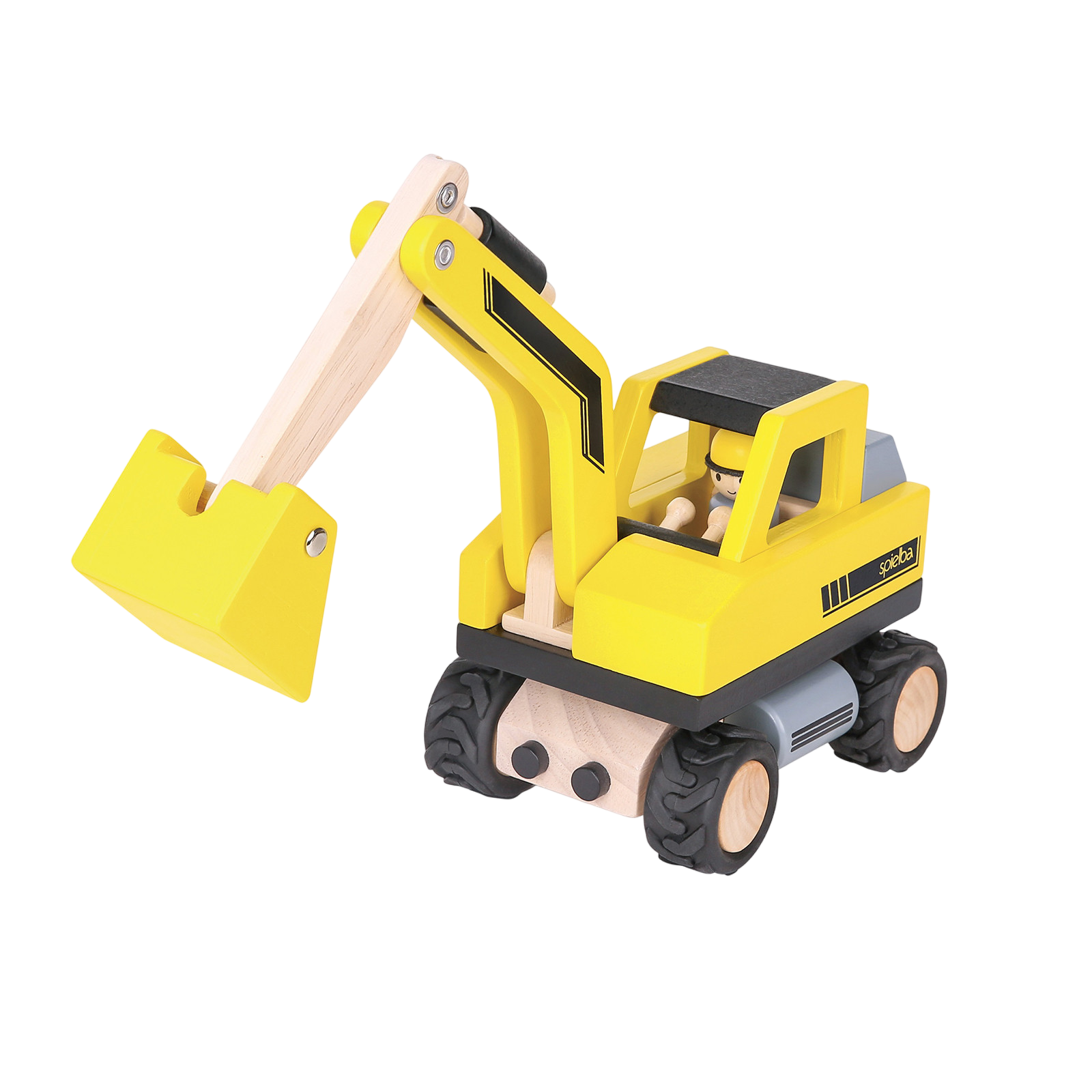 Spielba excavator with figure