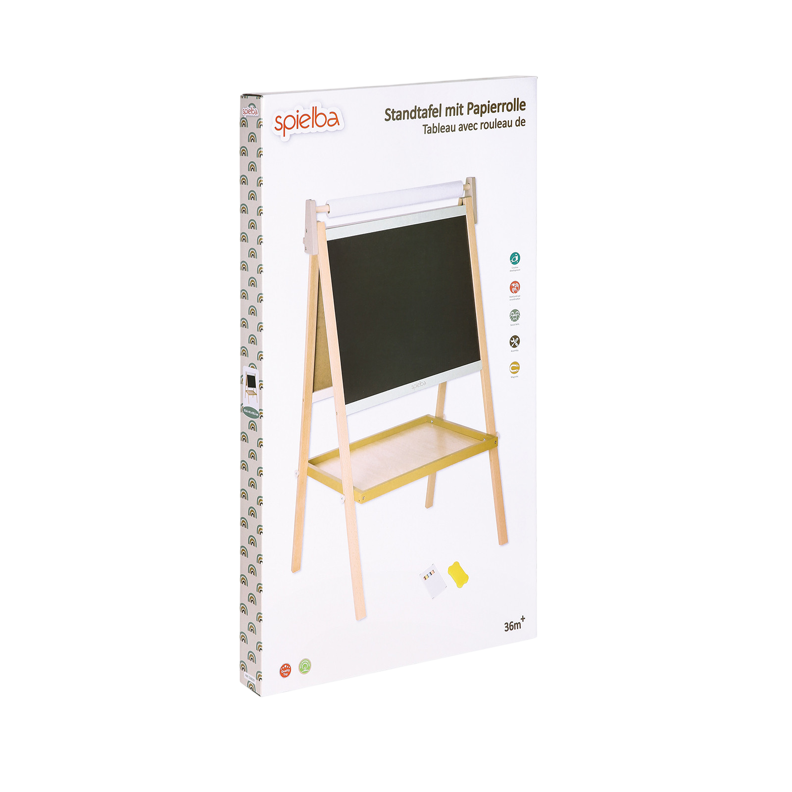 Spielba Tableau avec papier et craie