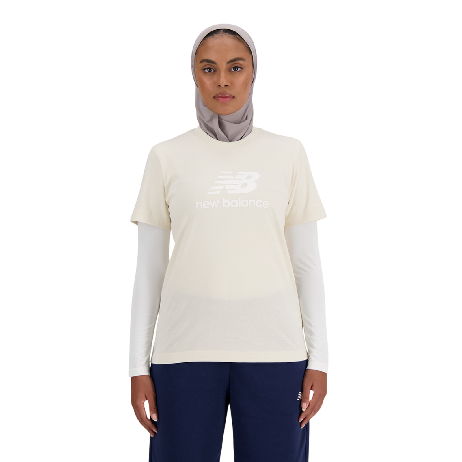 T-shirt W Sport Essentials Jersey Logo linen