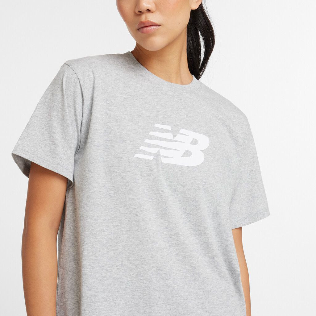 T-shirt Sport Jersey Relaxed Logo Athletic Grey