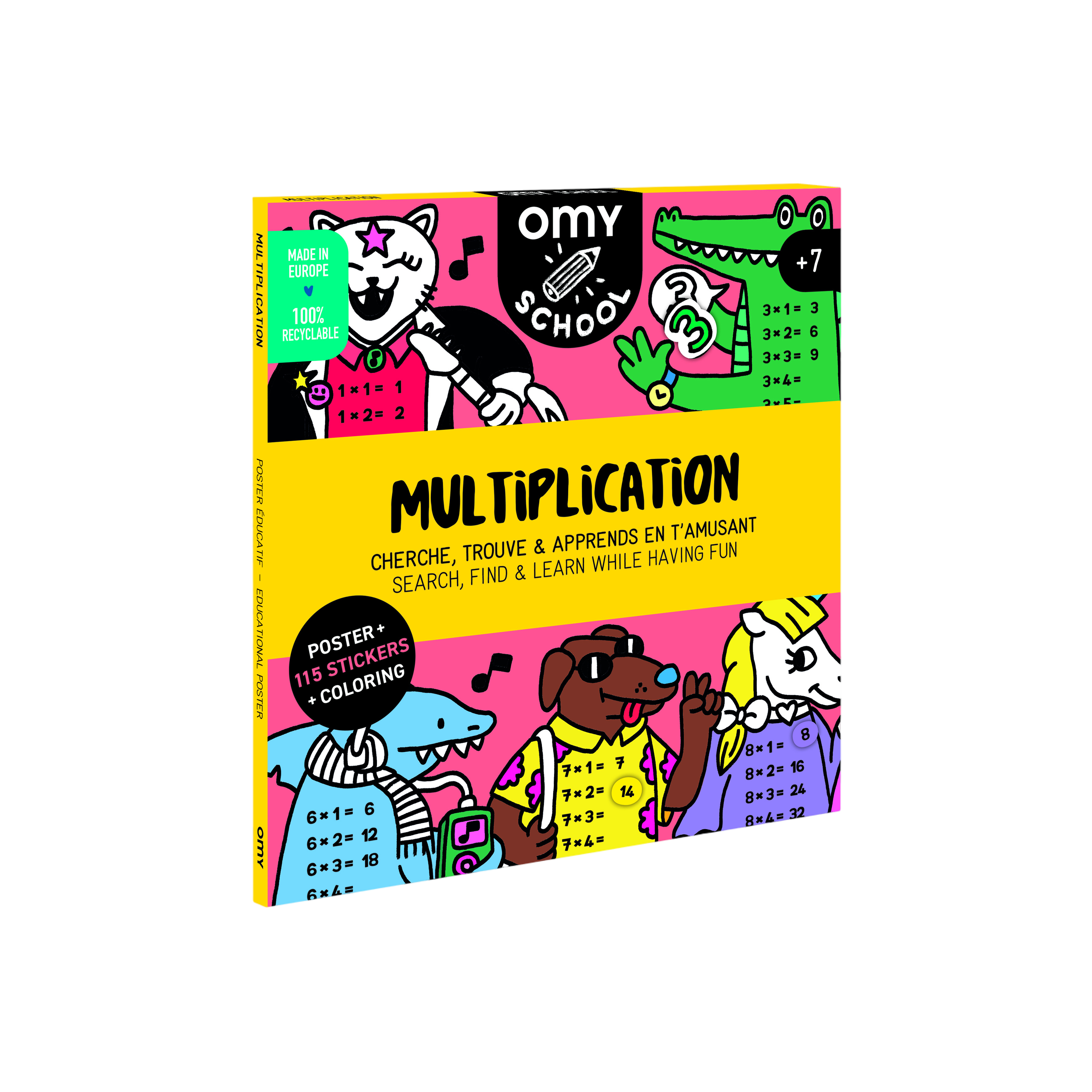 Posters & Stickers OMY School Multiplication