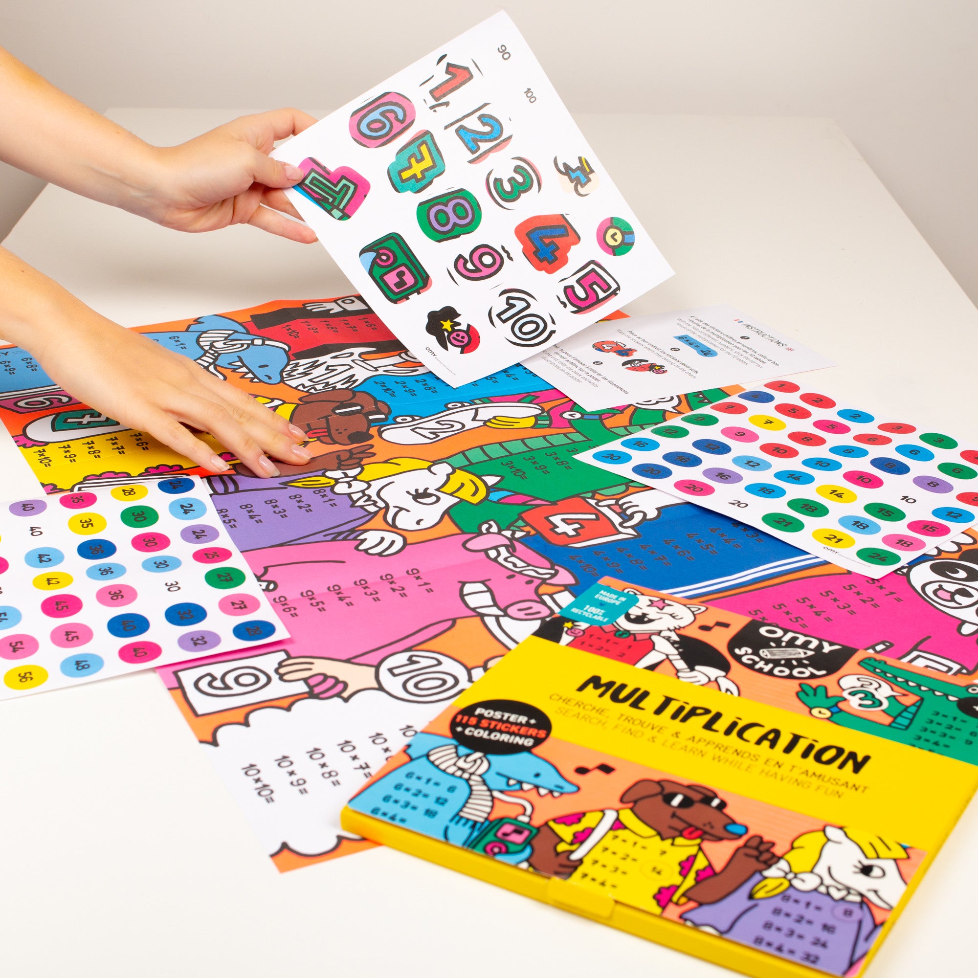 Posters & Stickers OMY School Multiplication