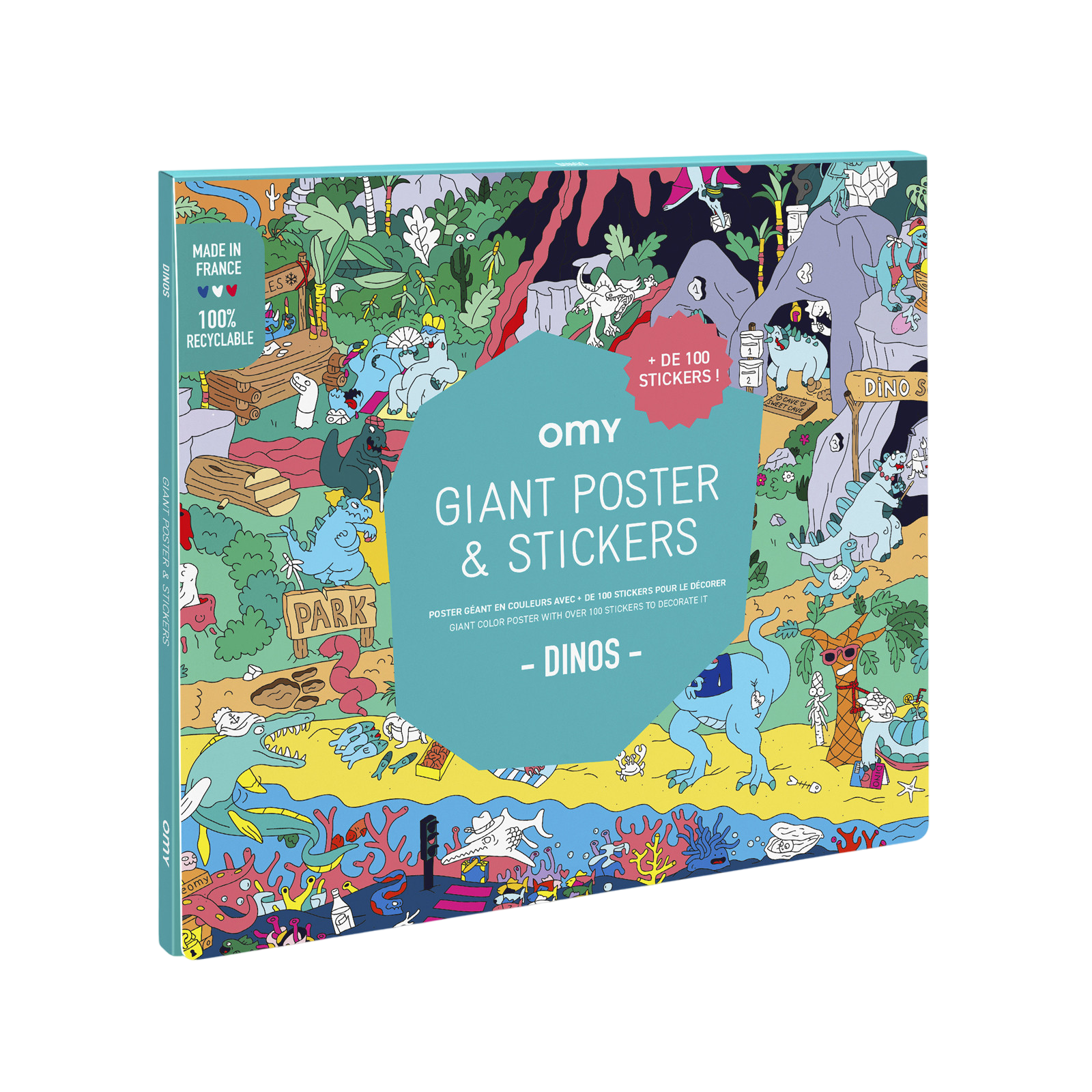 Poster & Sticker Dinos Cherche & Trouve