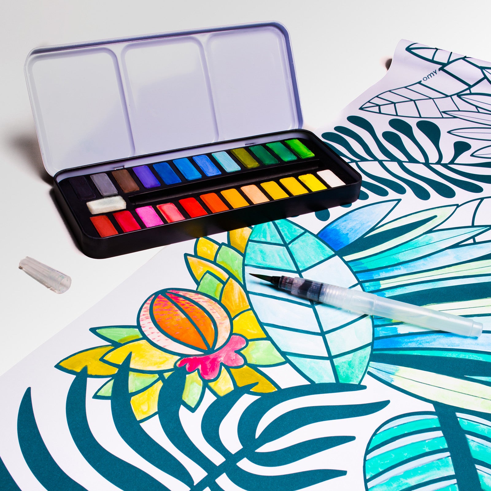 Watercolor set aquarelle