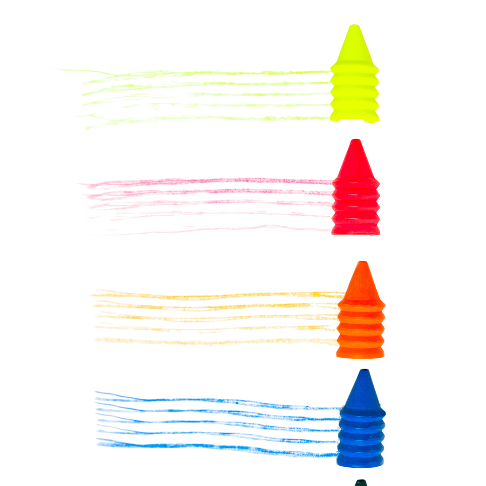 Wax crayons Fluorescent