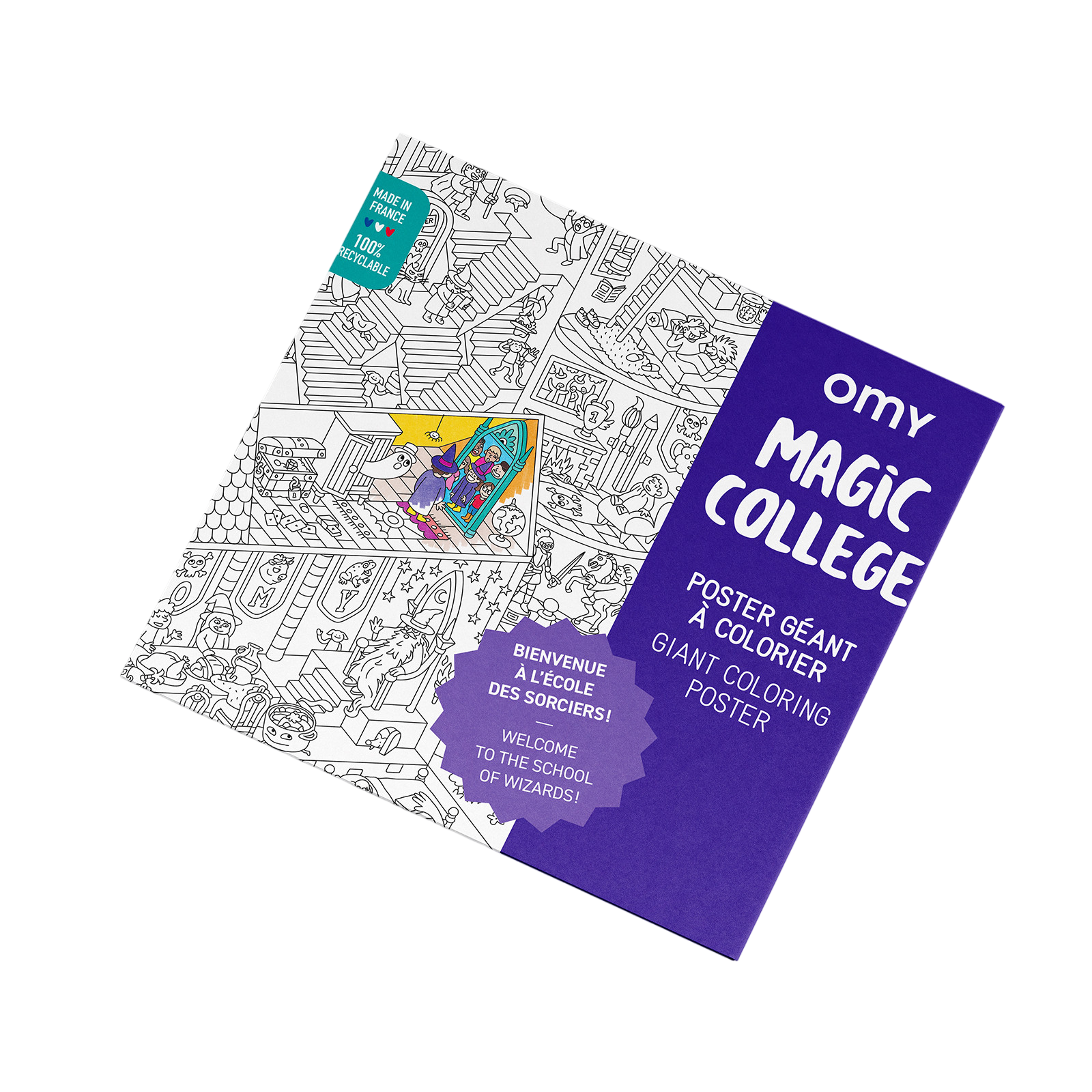 Ausmalposter Magic College