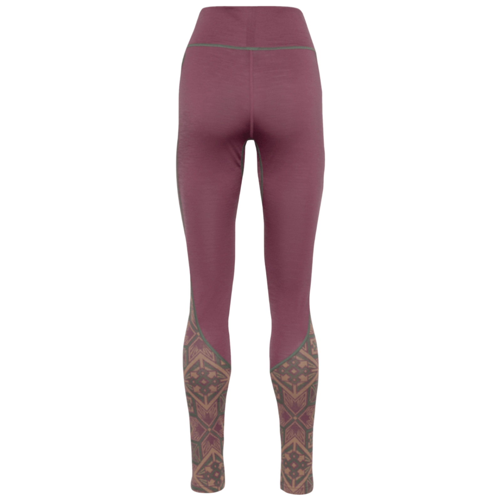 Eloise plum thermal leggings