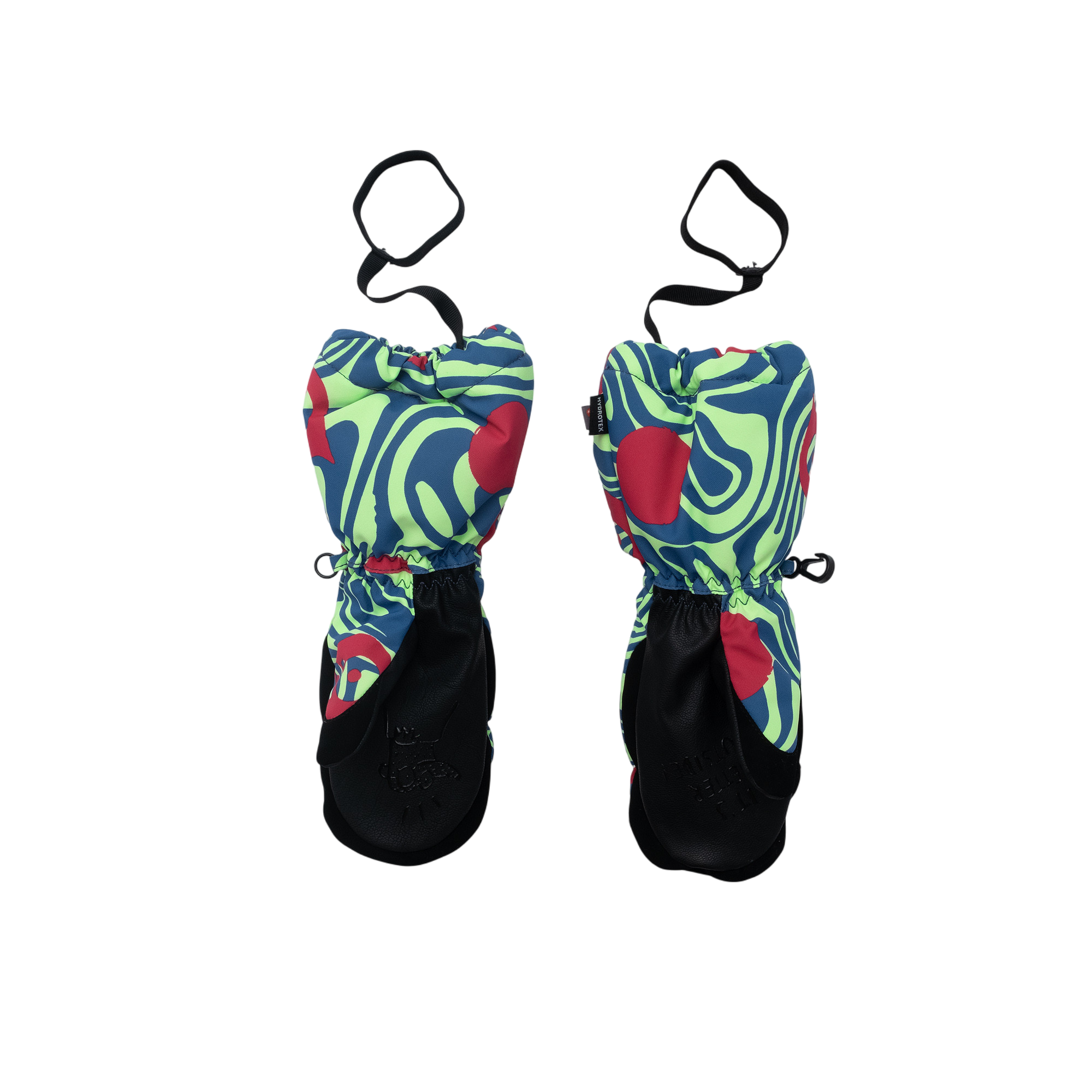 Fäustlinge Statement Legna polka" Blue marin"