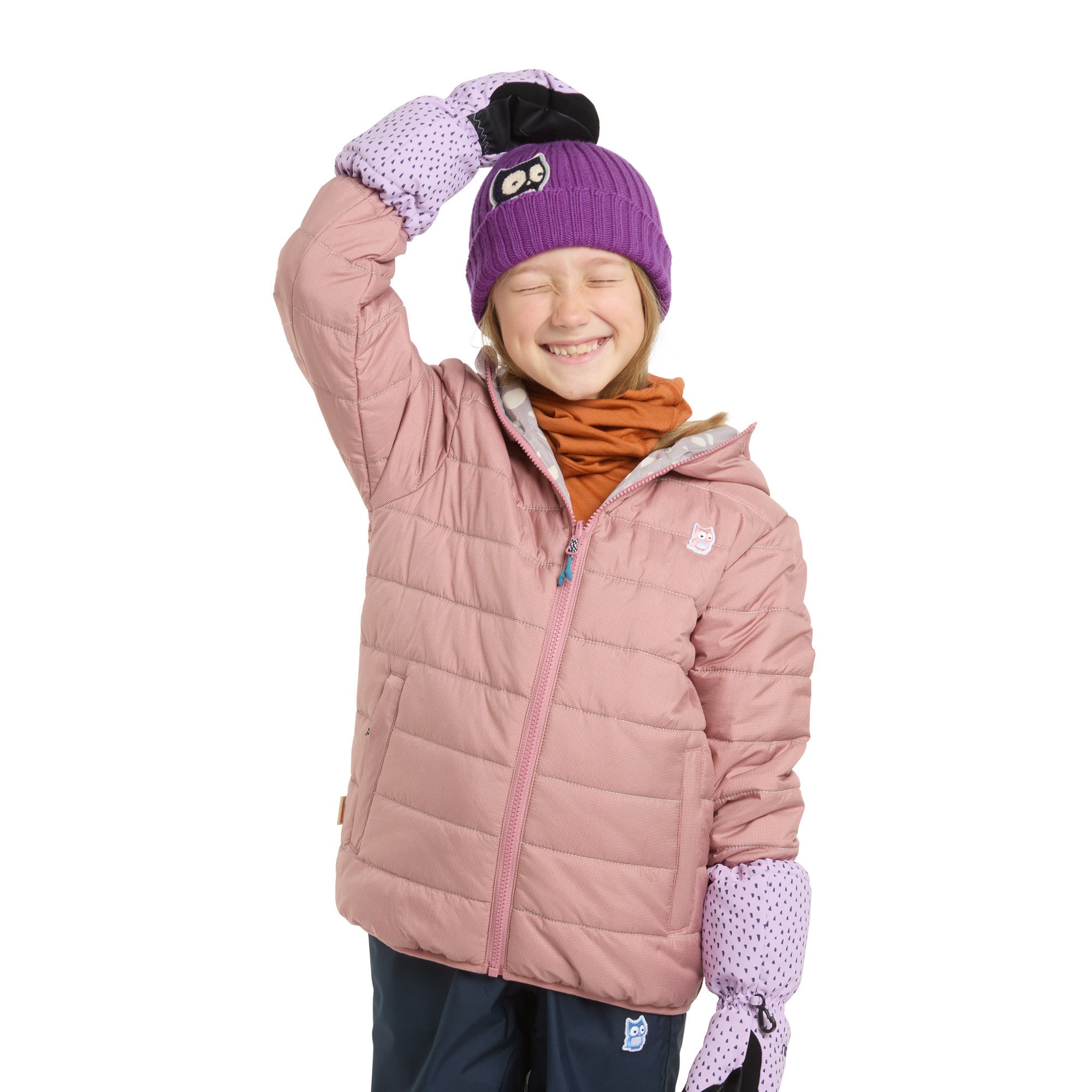 Veste réversible PrimaLoft Glow Underground Dark Rose Dove Grey