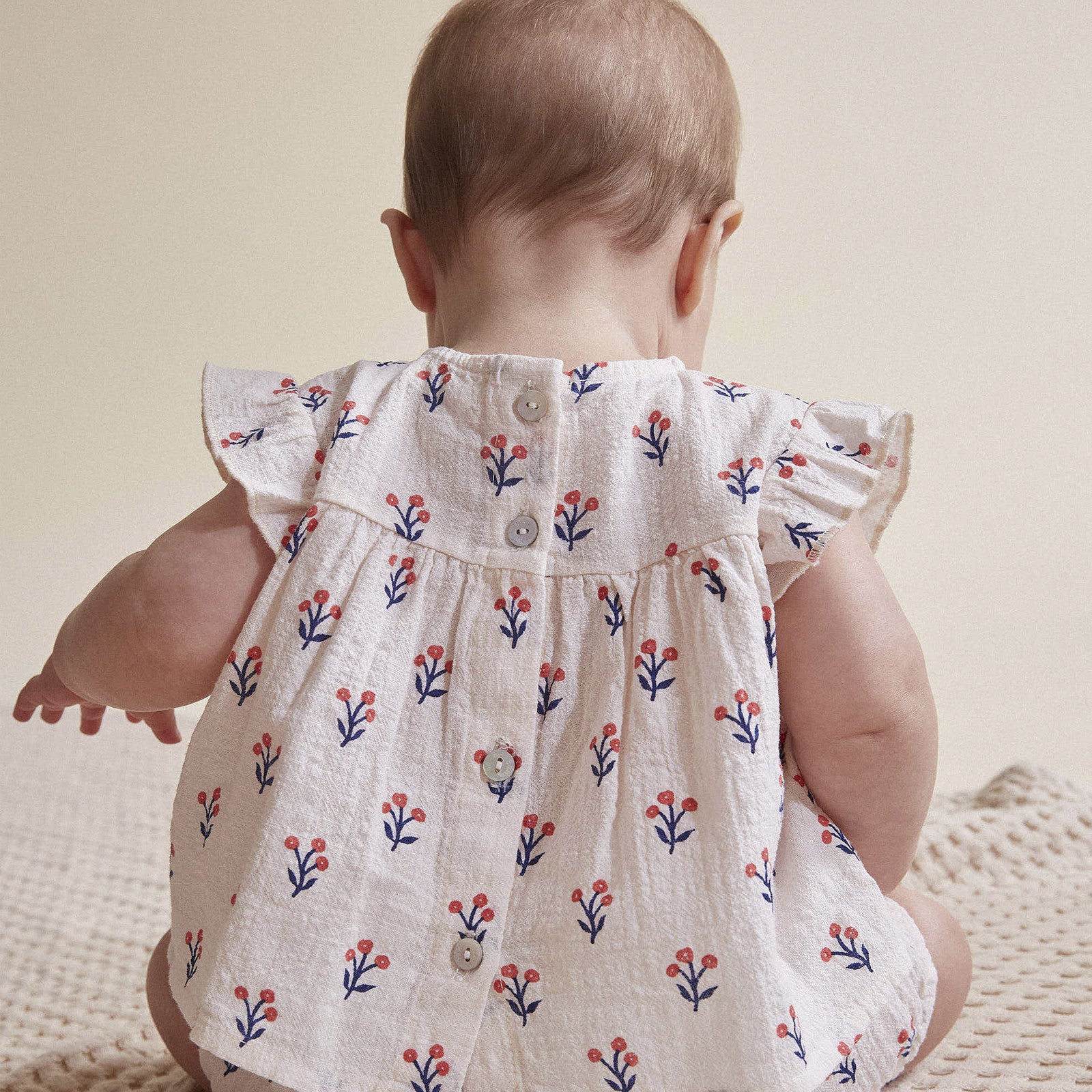 Blouse bébé Capri Ivory