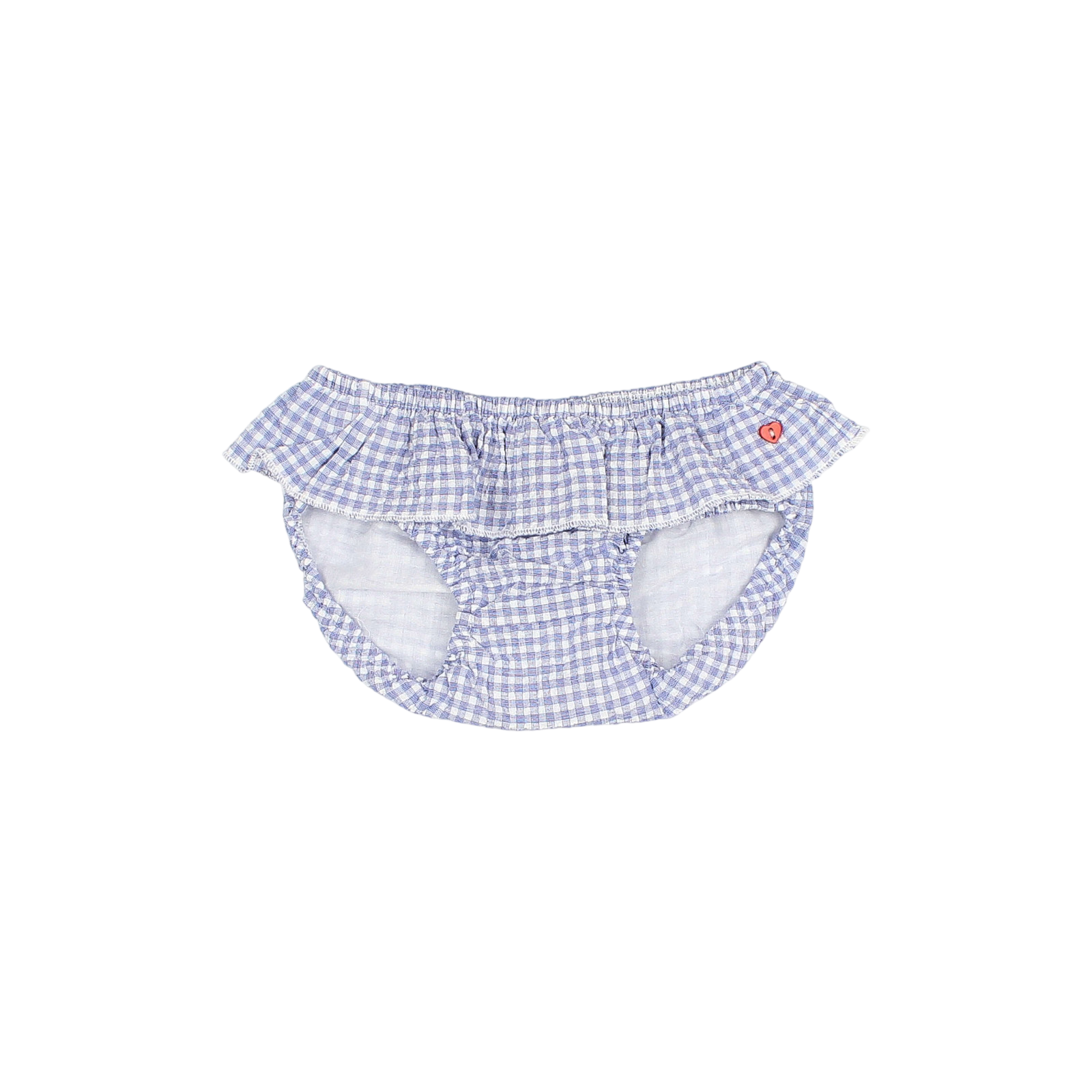 Baby Culotte Gingham Royal Blue