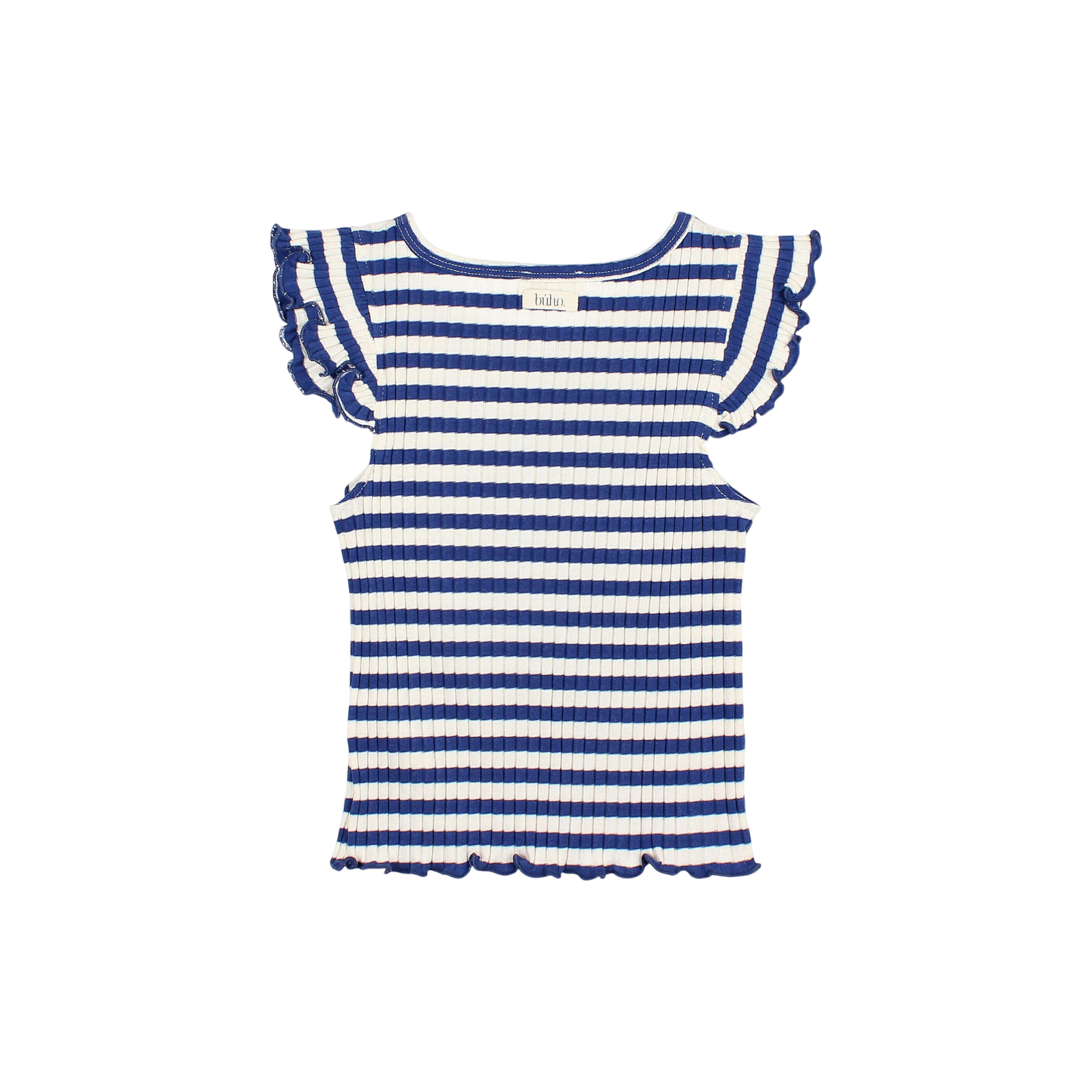 Top Fancy Rib Royal Blue
