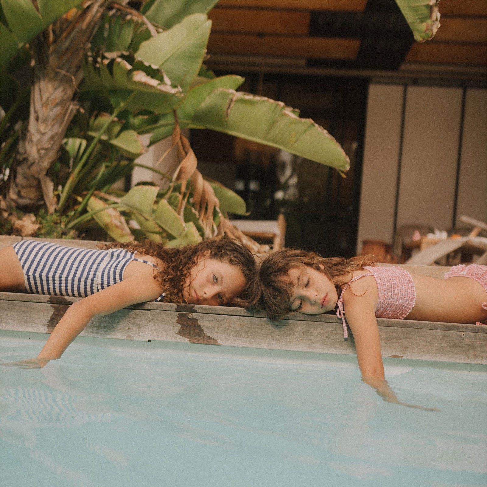 Rib Stripes Royal Blue swimsuit