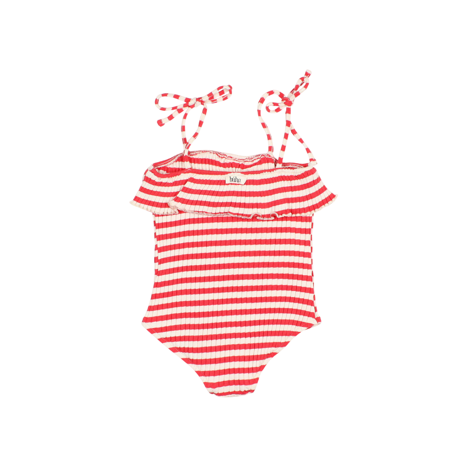 Maillot de bain Rib Stripes Royal Coral Red