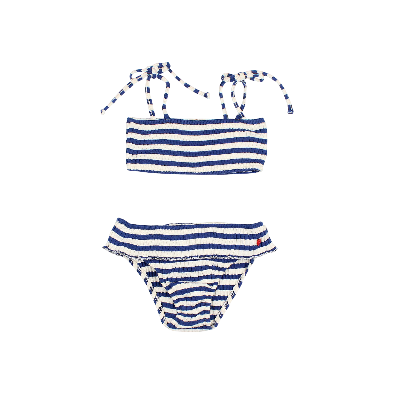 Bikini Rib Stripes Royal Blue