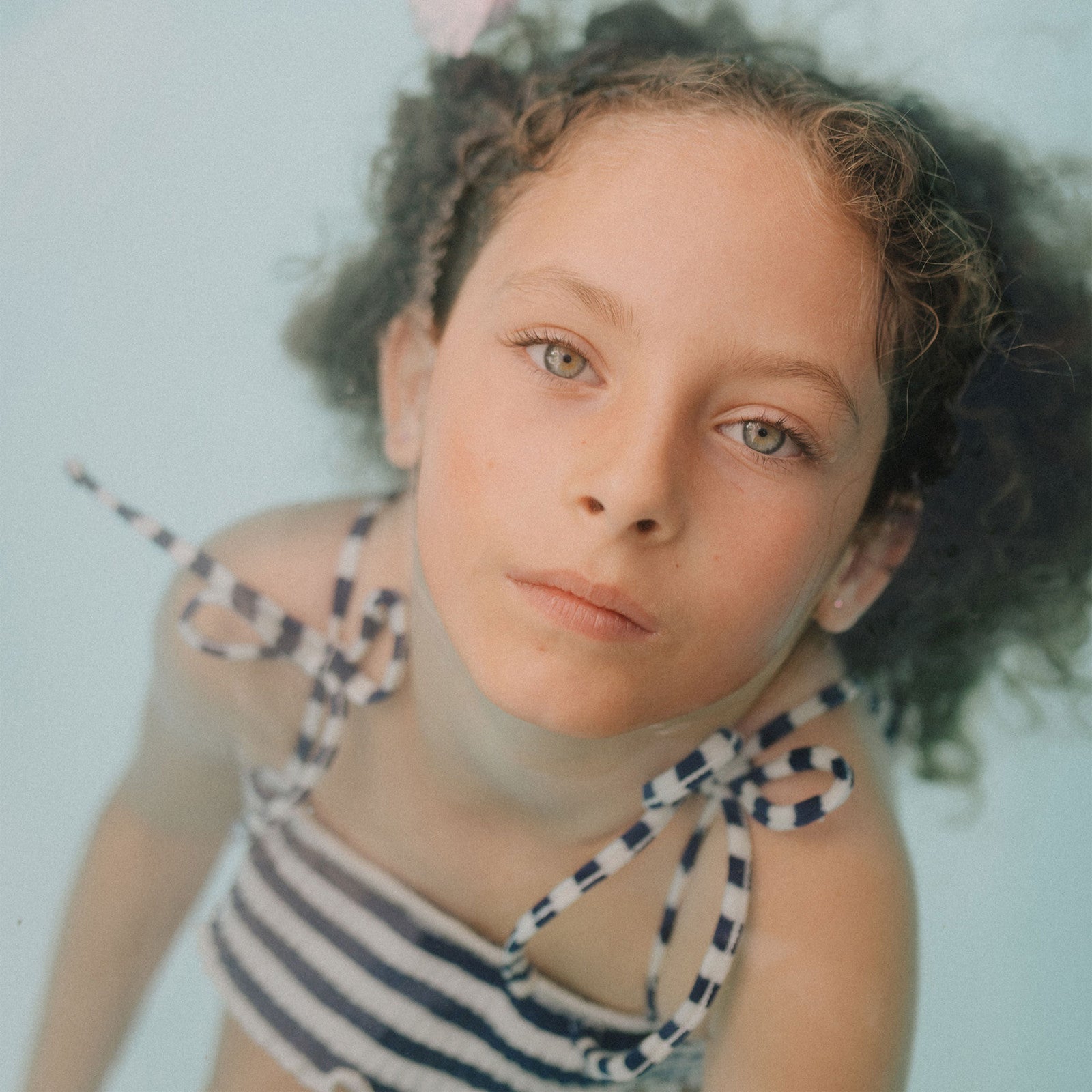 Bikini Rib Stripes Royal Blue