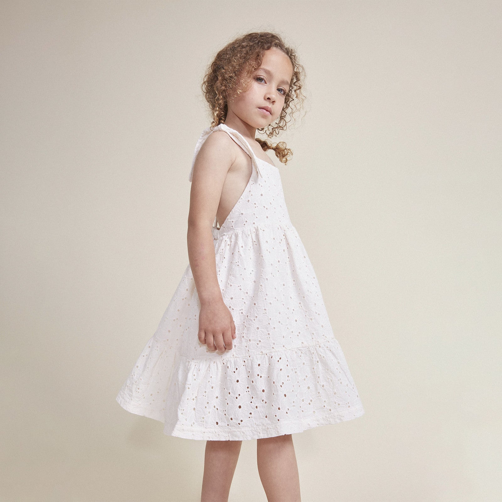 Kleid Embroidery Ivory